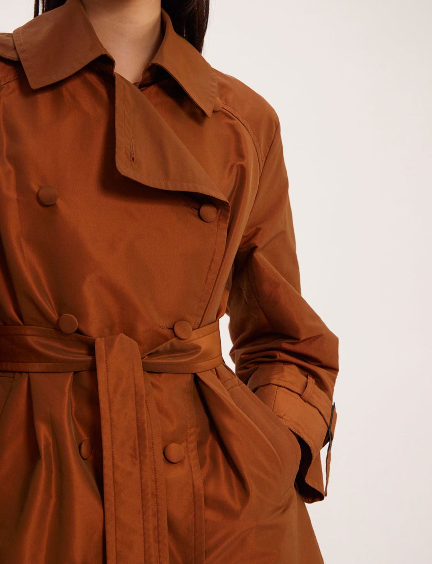 Gabardina Blake naranja bronce