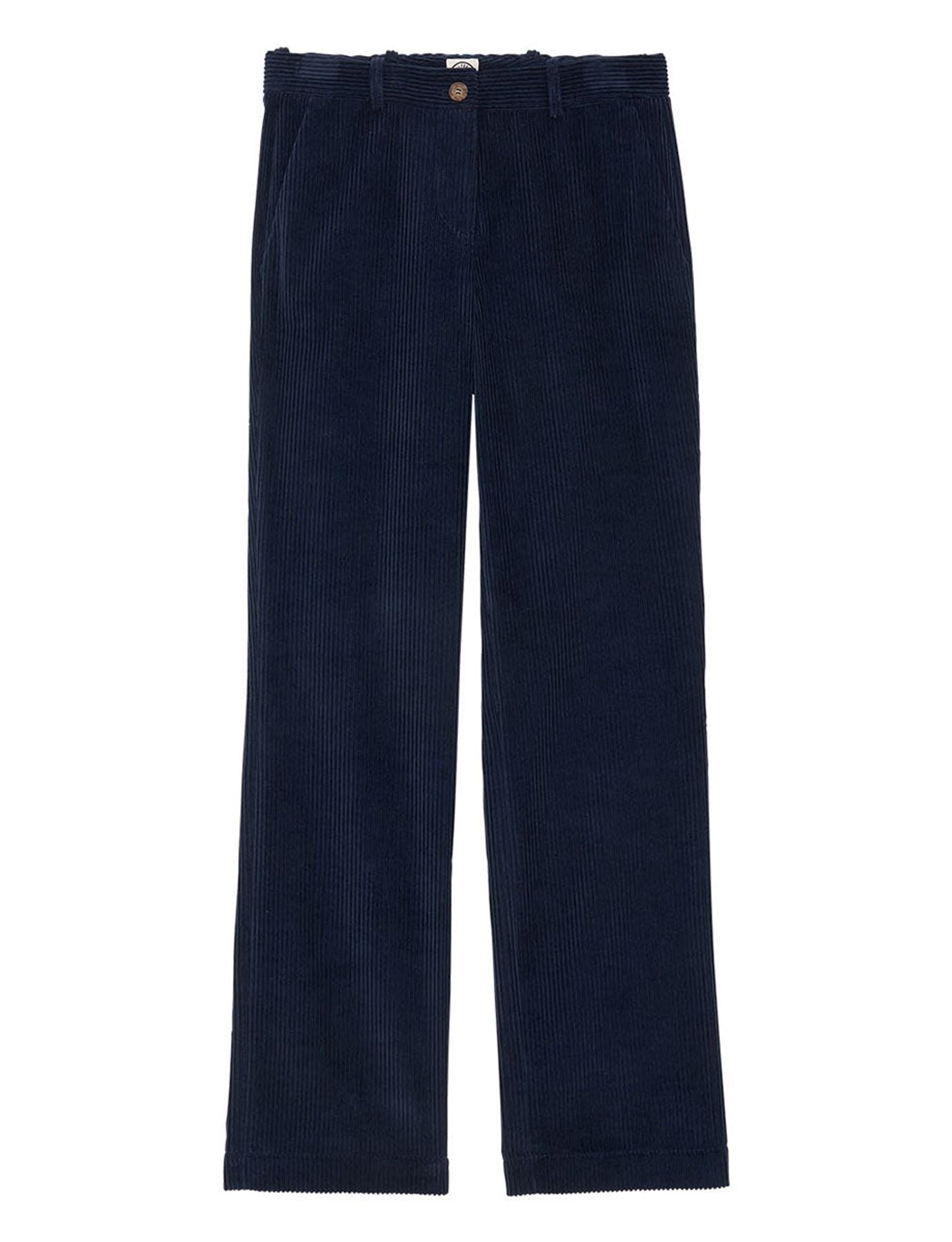 Pantalones de algodón azul marino Francisco