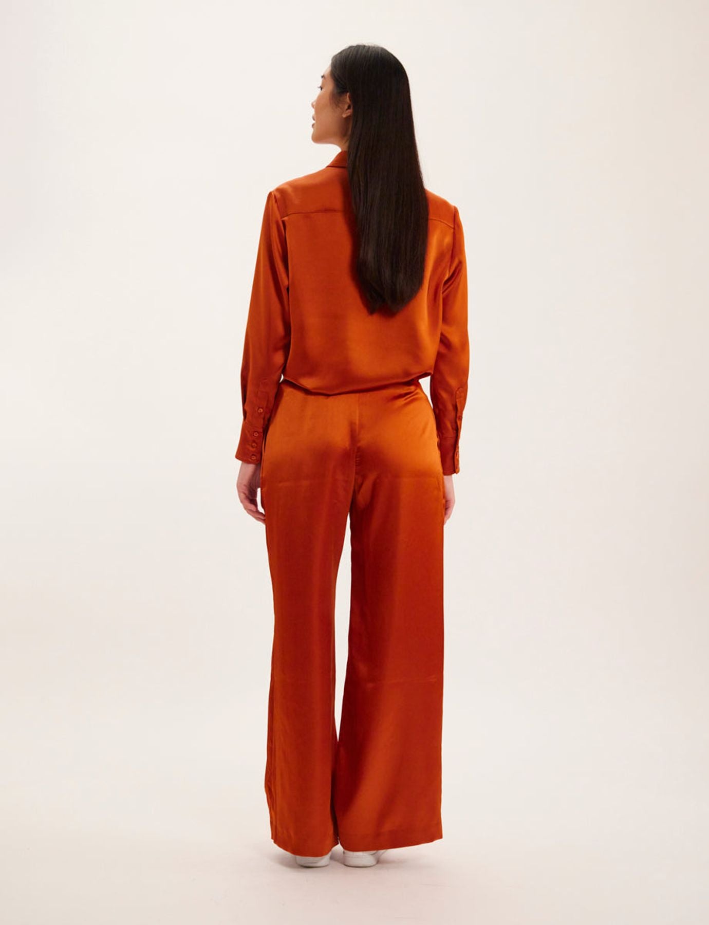 Pantalones naranja quemado Luciano