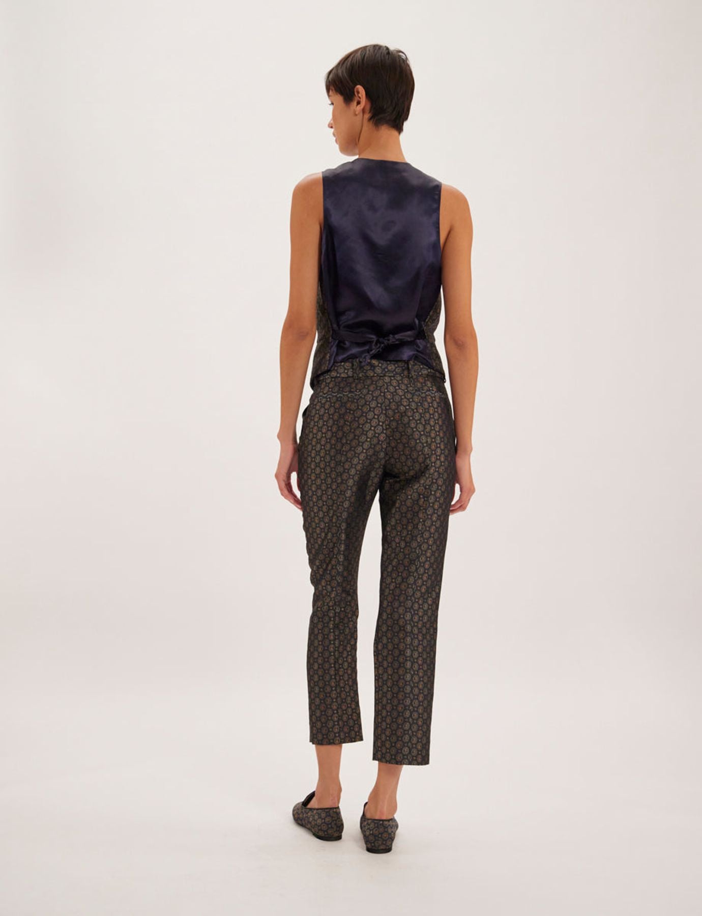 Pantalones Audrey de tela estampada