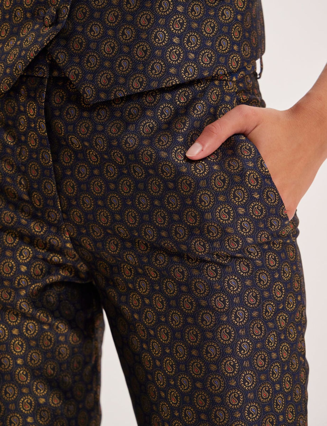 Pantalones Audrey de tela estampada