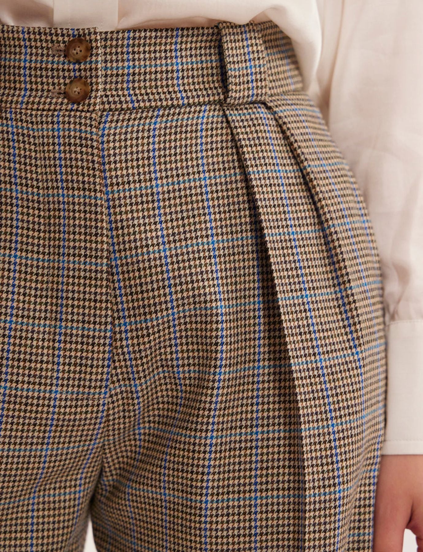 Pantalones de pata de gallo Marlène