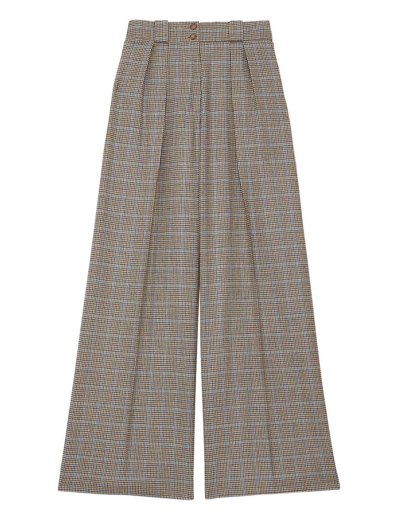 Pantalones de pata de gallo Marlène