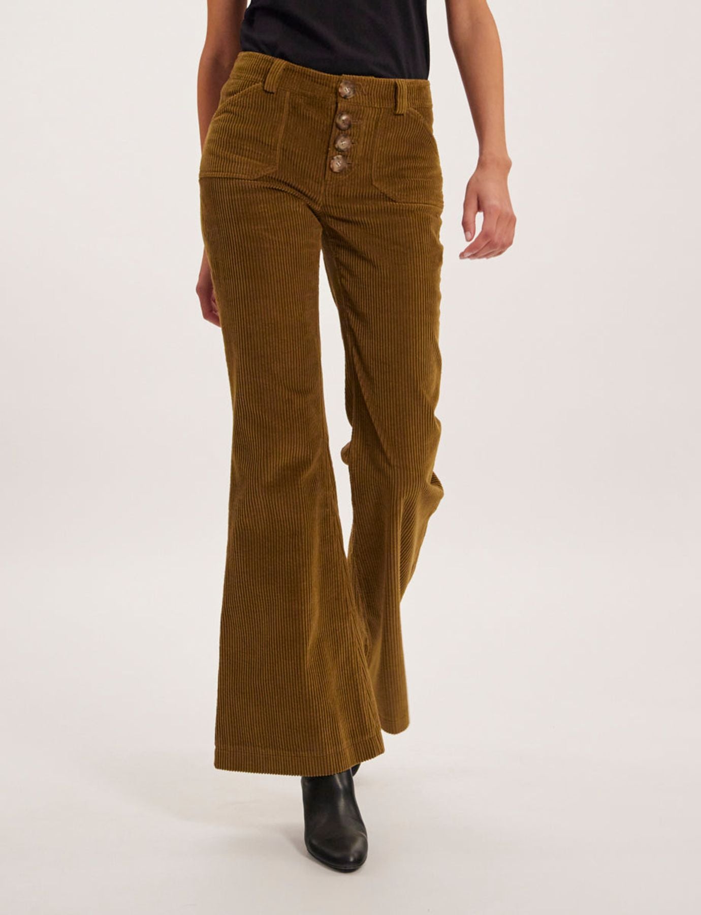 Pantalones de terciopelo Charlotte honey