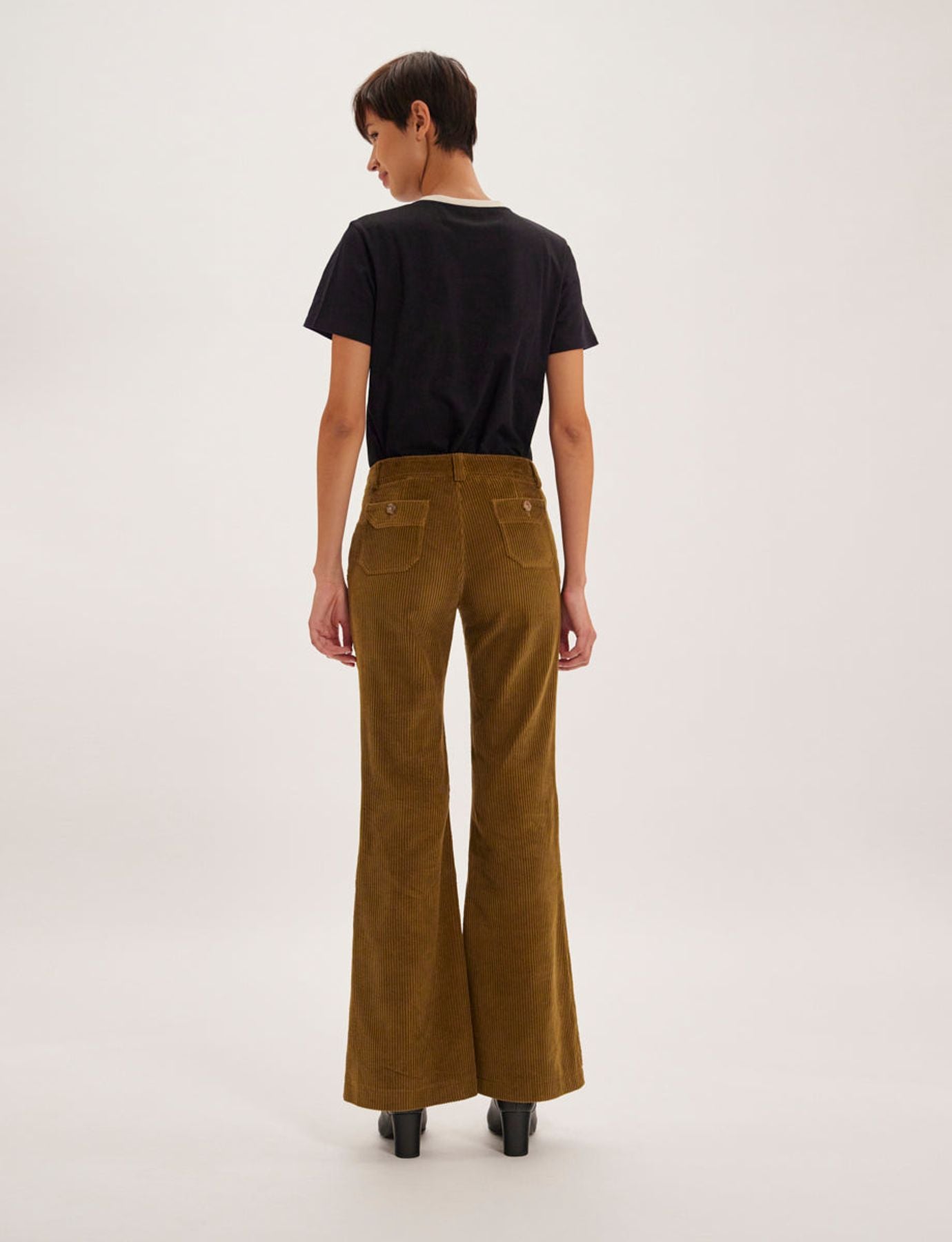 Pantalones de terciopelo Charlotte honey