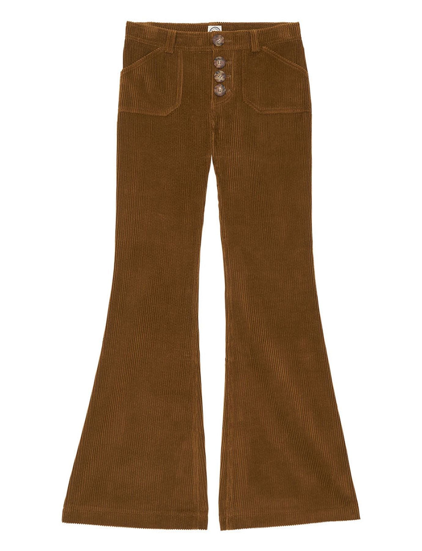 Pantalones de terciopelo Charlotte honey