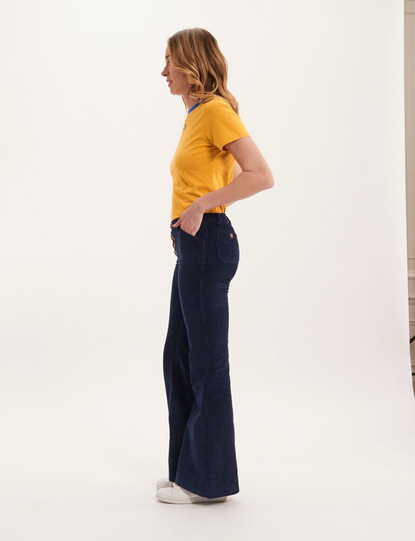 Pantalones Charlotte azul marino