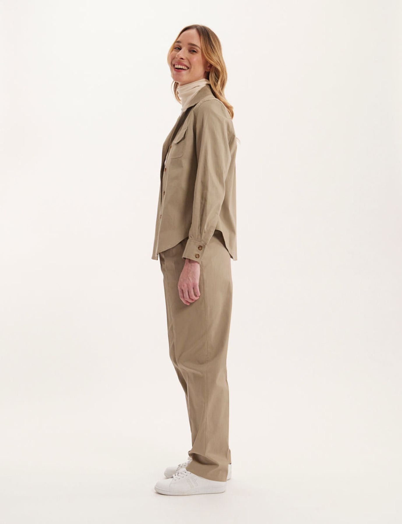 Evana beige shirt