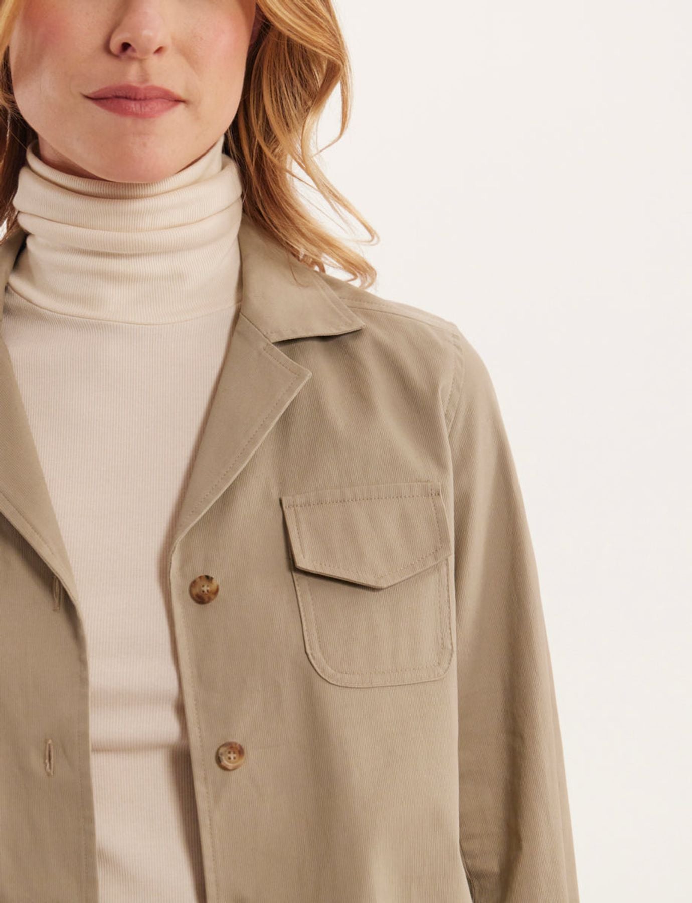 Evana beige shirt