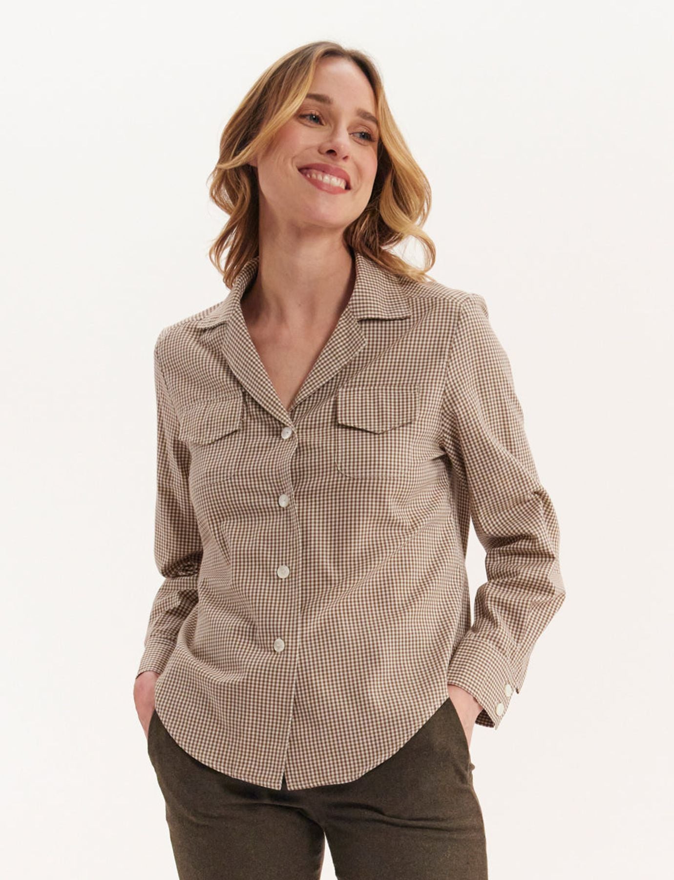 Evana plaid shirt