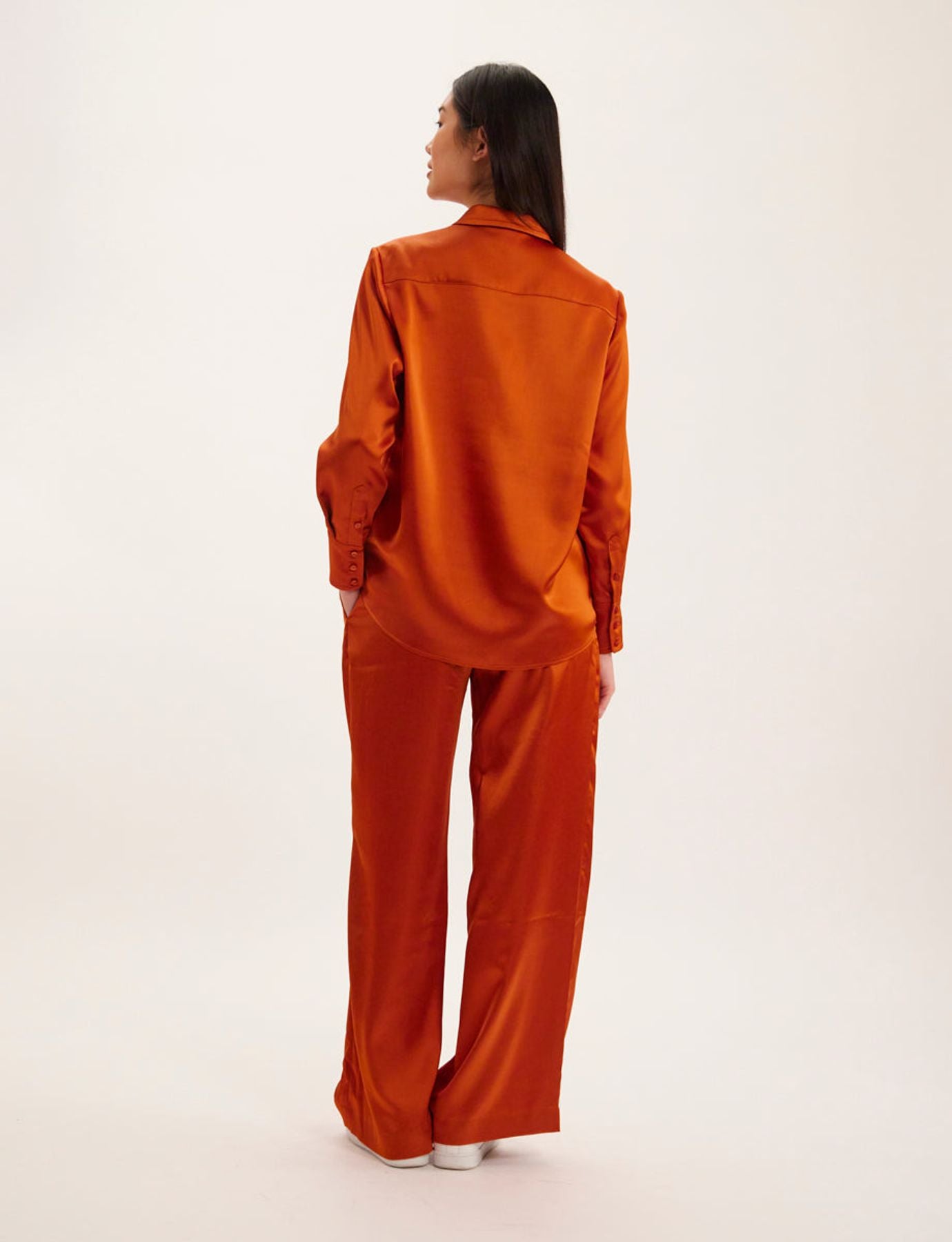Maureen camisa naranja quemado