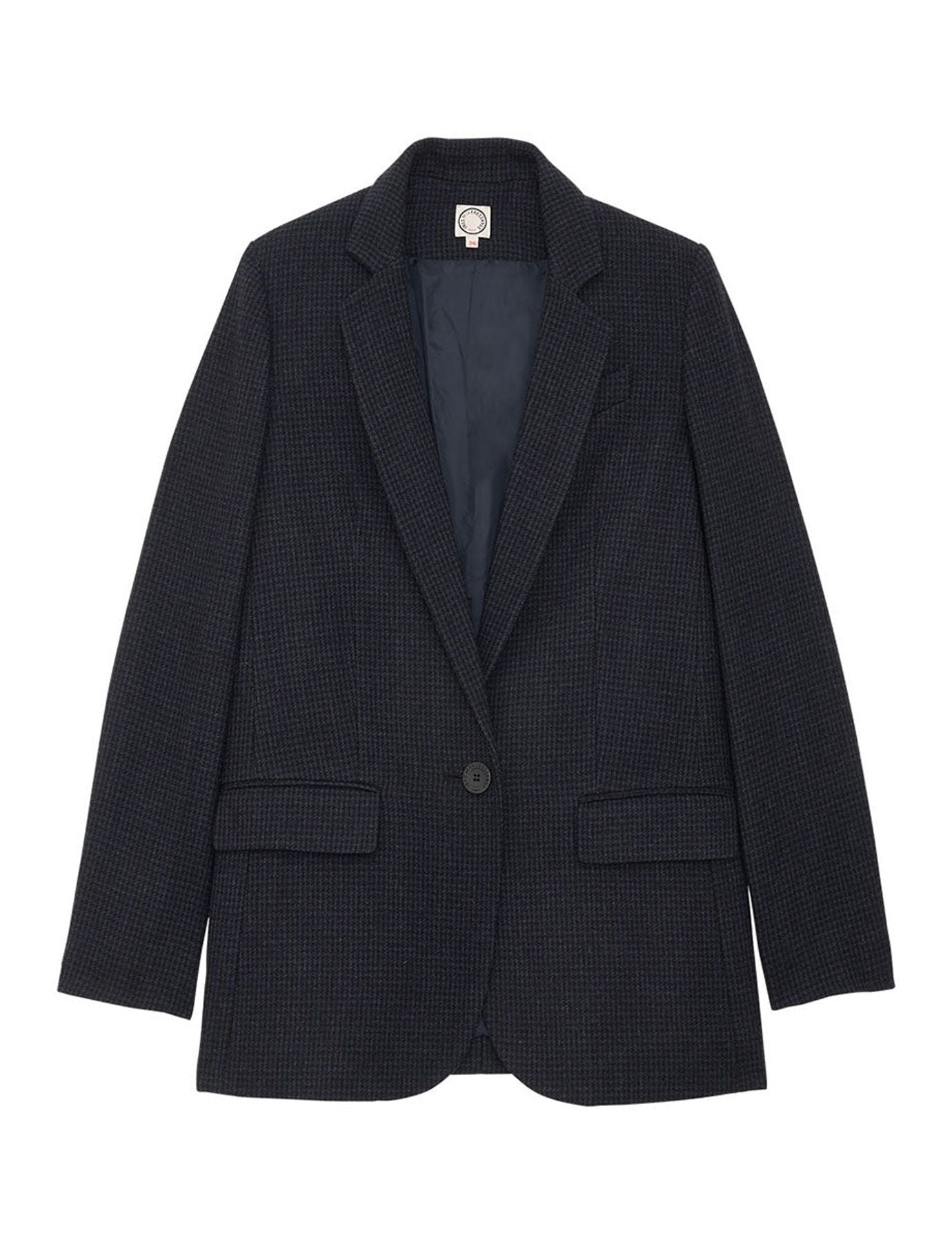 Chaqueta Bruna negra y azul