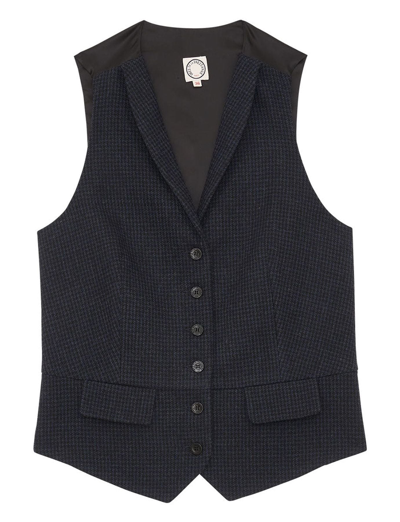 Chaleco Robinson negro y azul