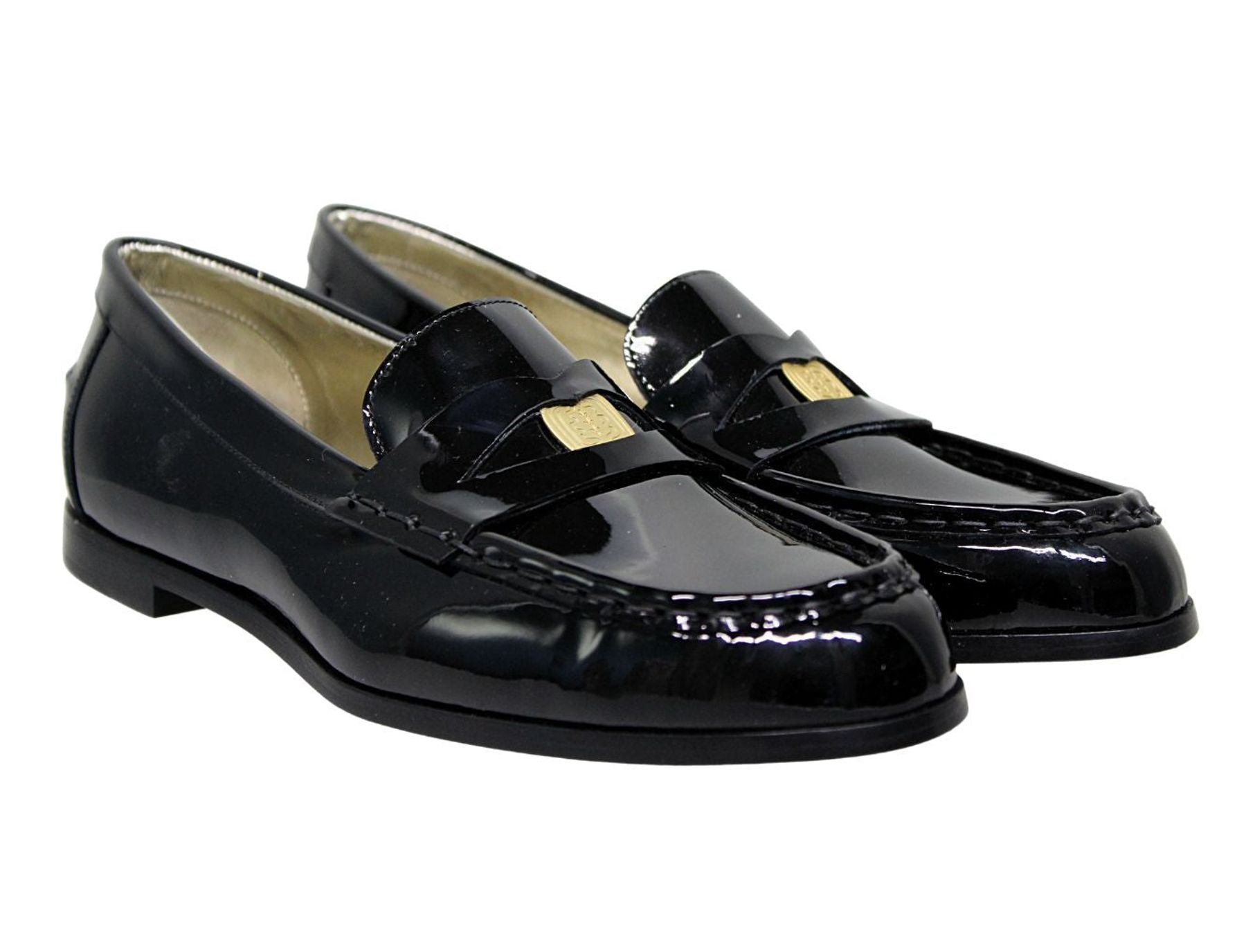 Mocasín Elvire de charol negro