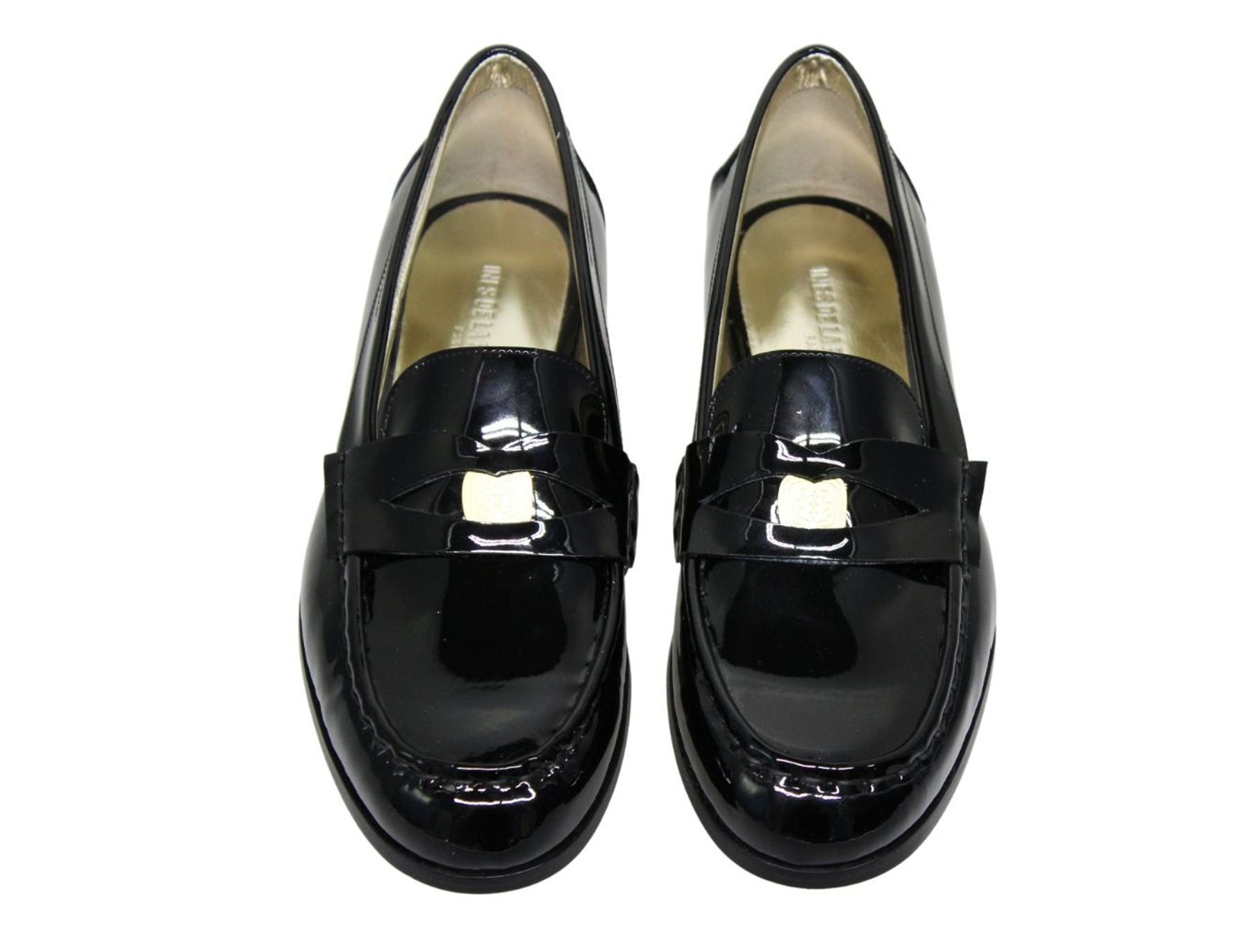 Mocasín Elvire de charol negro