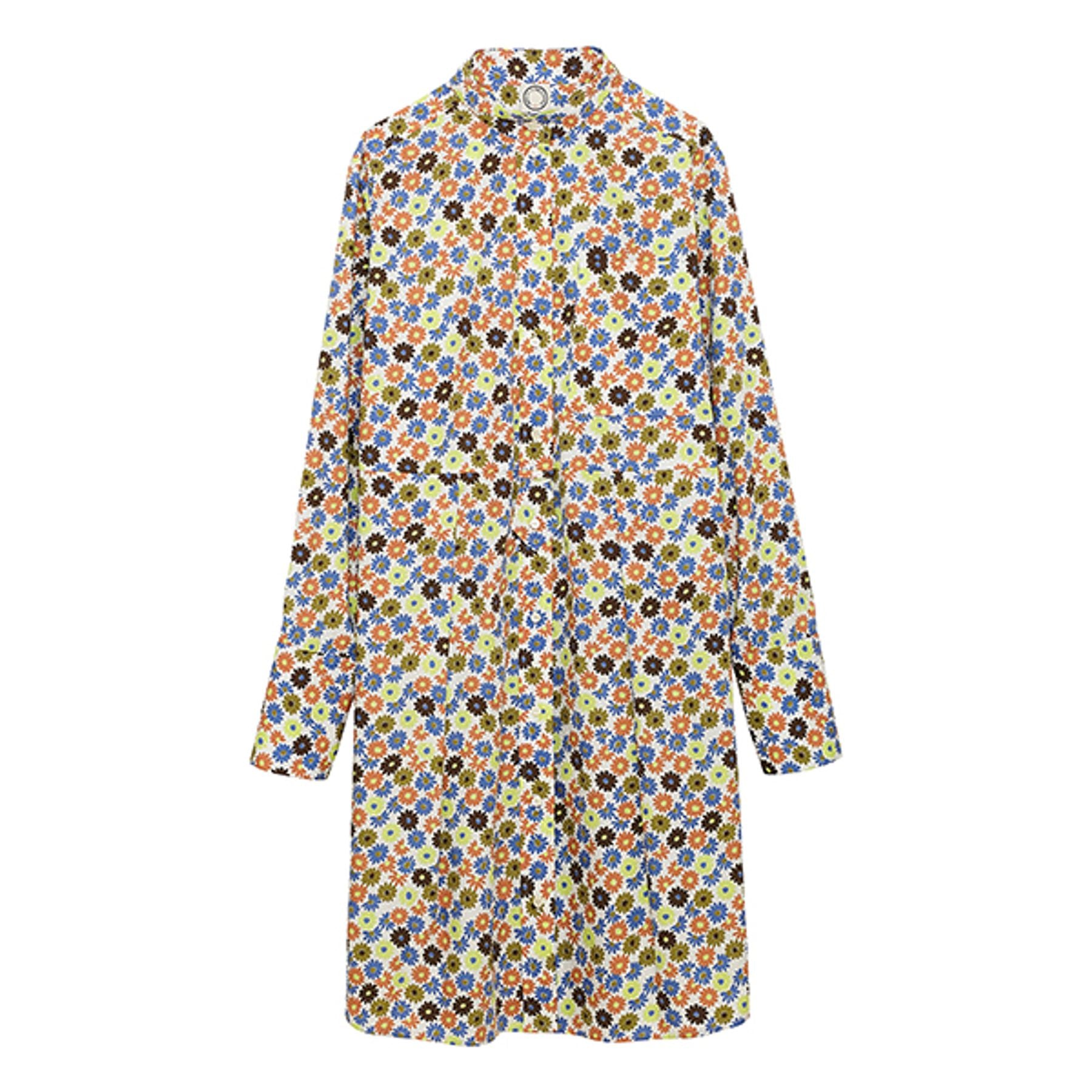 Vestido camisero Martina de algodón floral