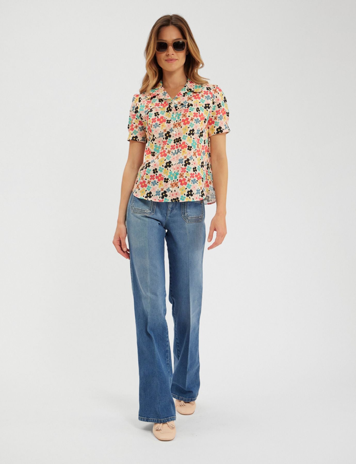 Constance floral print shirt