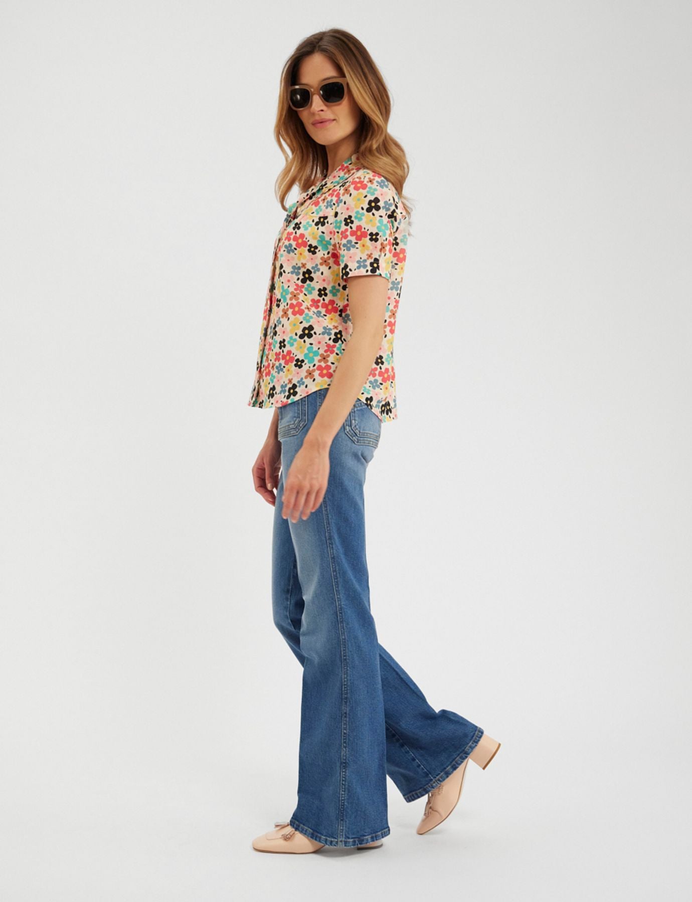 Constance floral print shirt