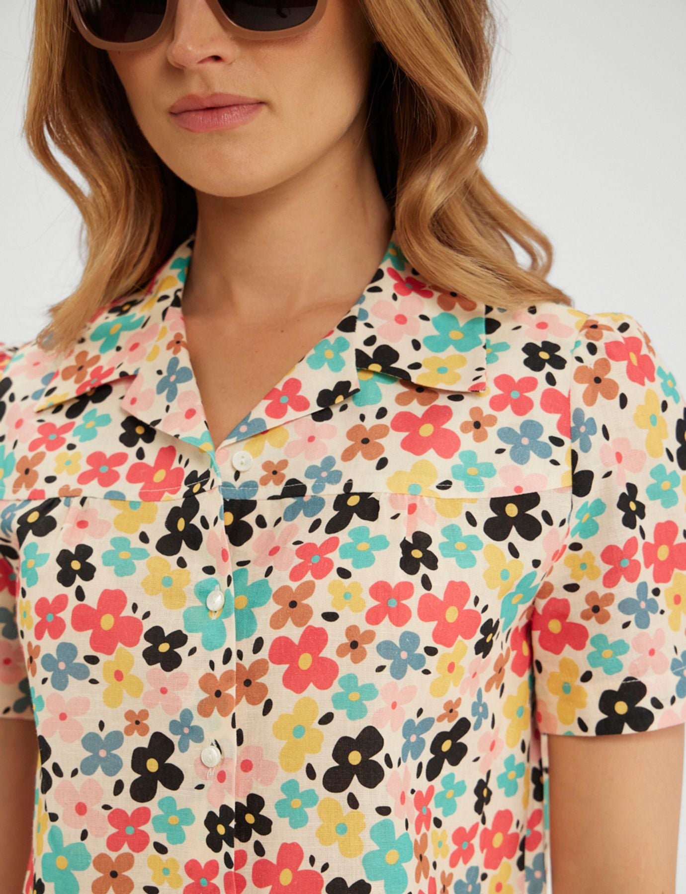 Constance floral print shirt