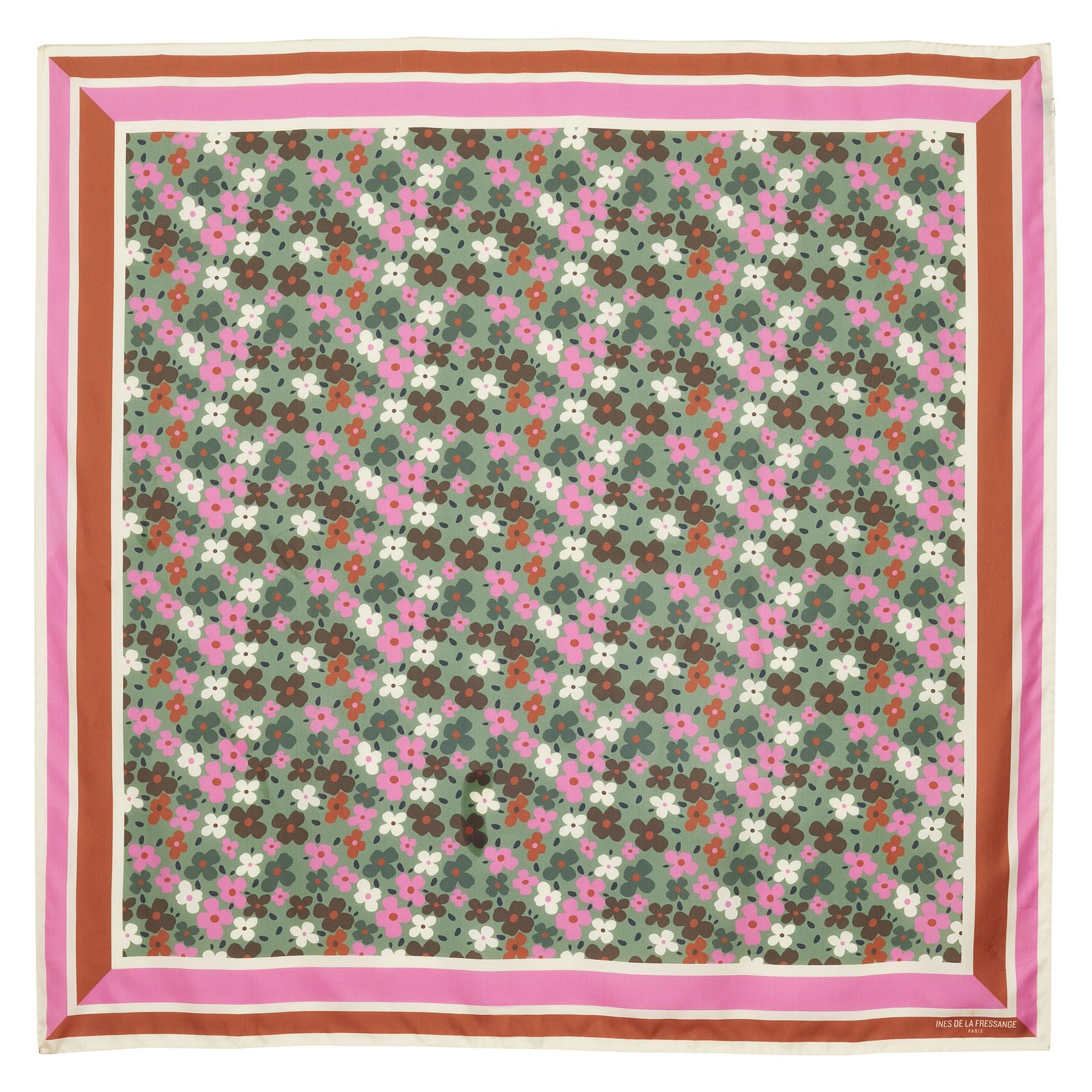 foulard-lewis-en-soie-motif-a-fleurs-vert-et-rose