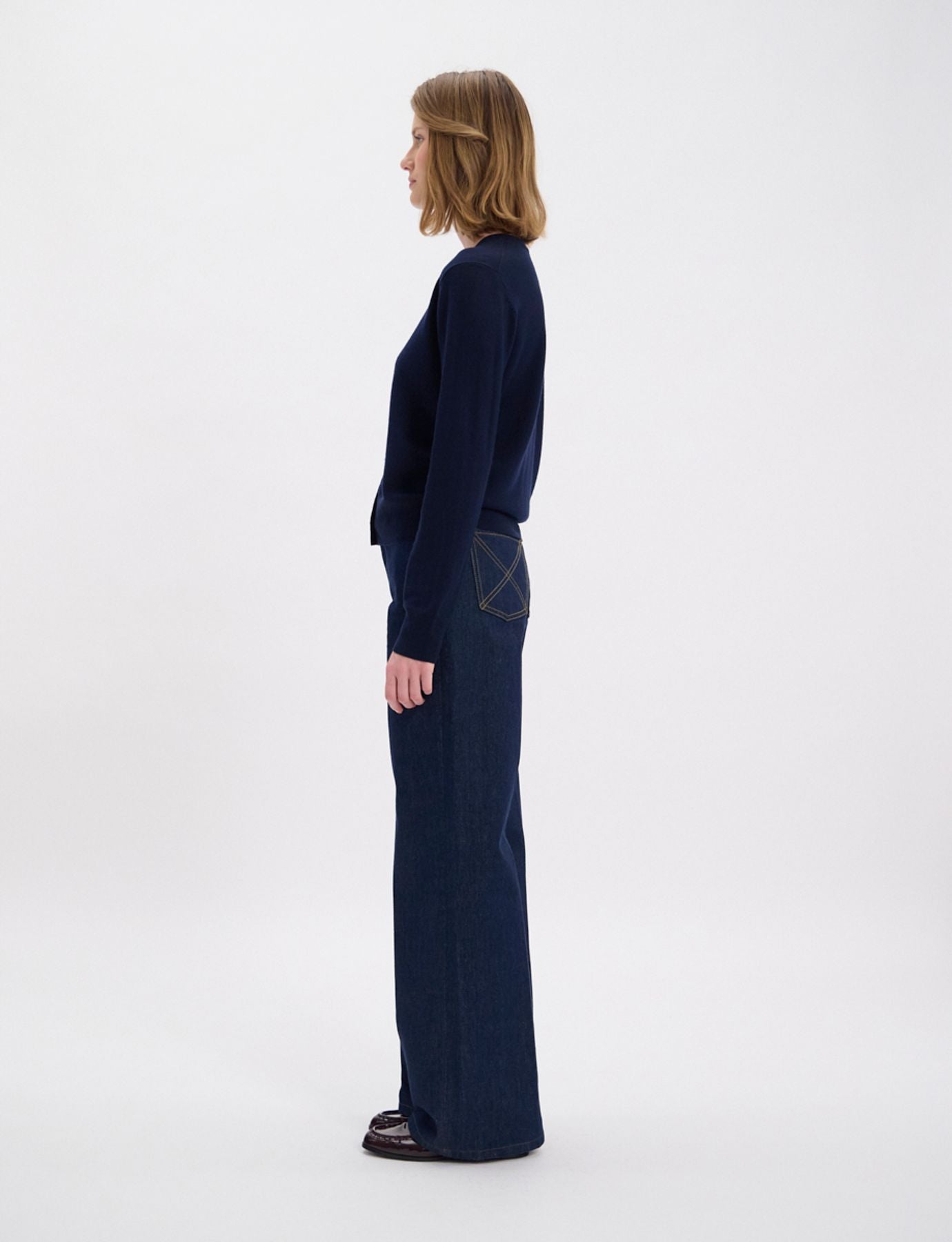 Cesarion navy cardigan