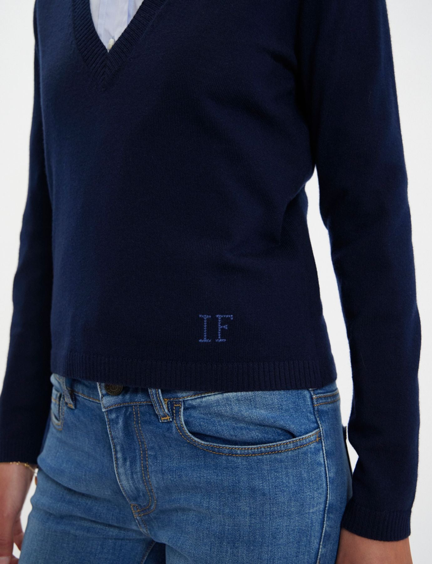 Morgana navy sweater