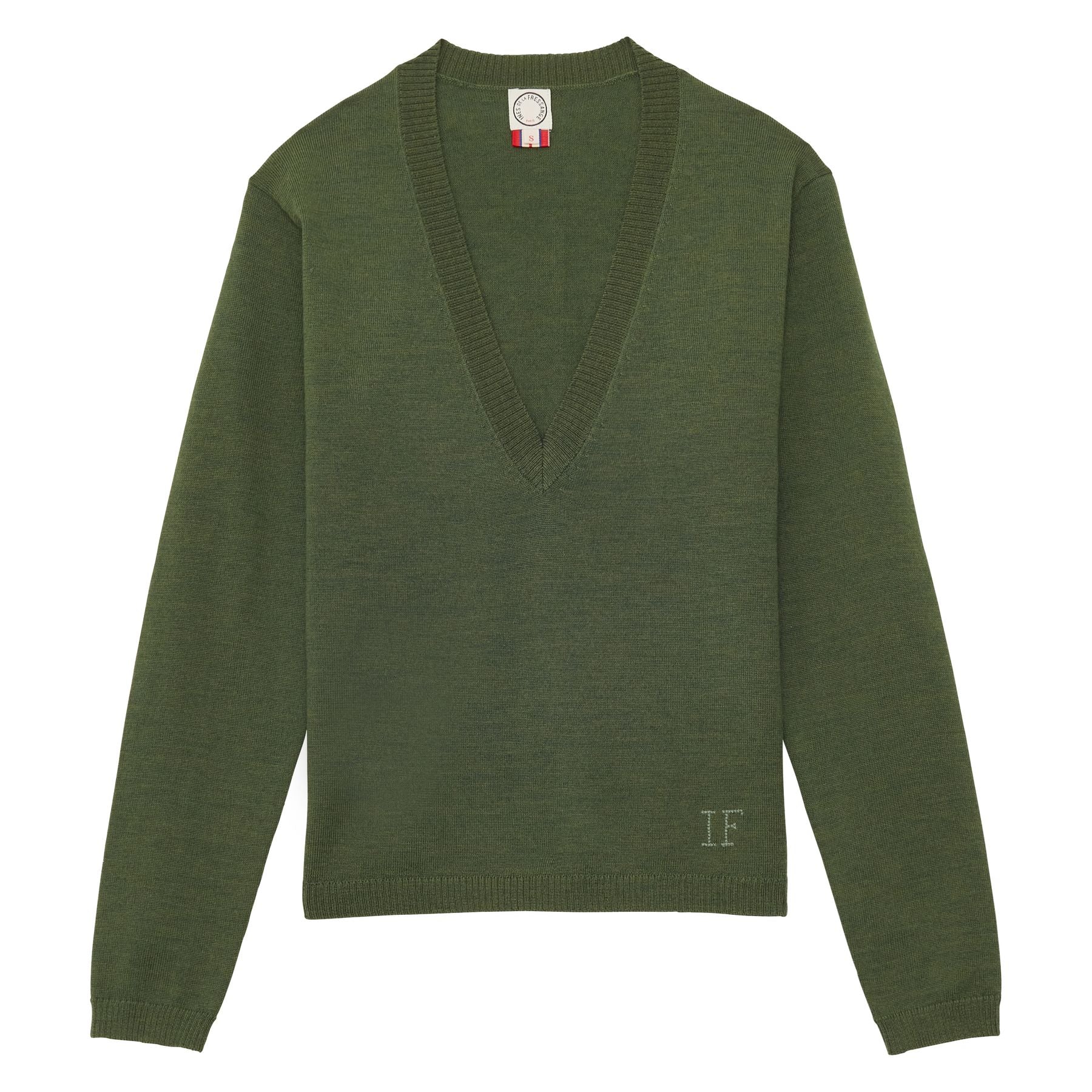 Morgana fine knit jumper, khaki