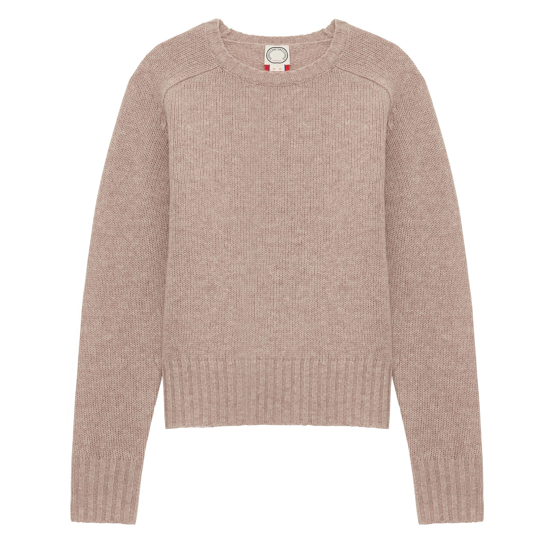 Arthur jumper in beige wool and cashmere