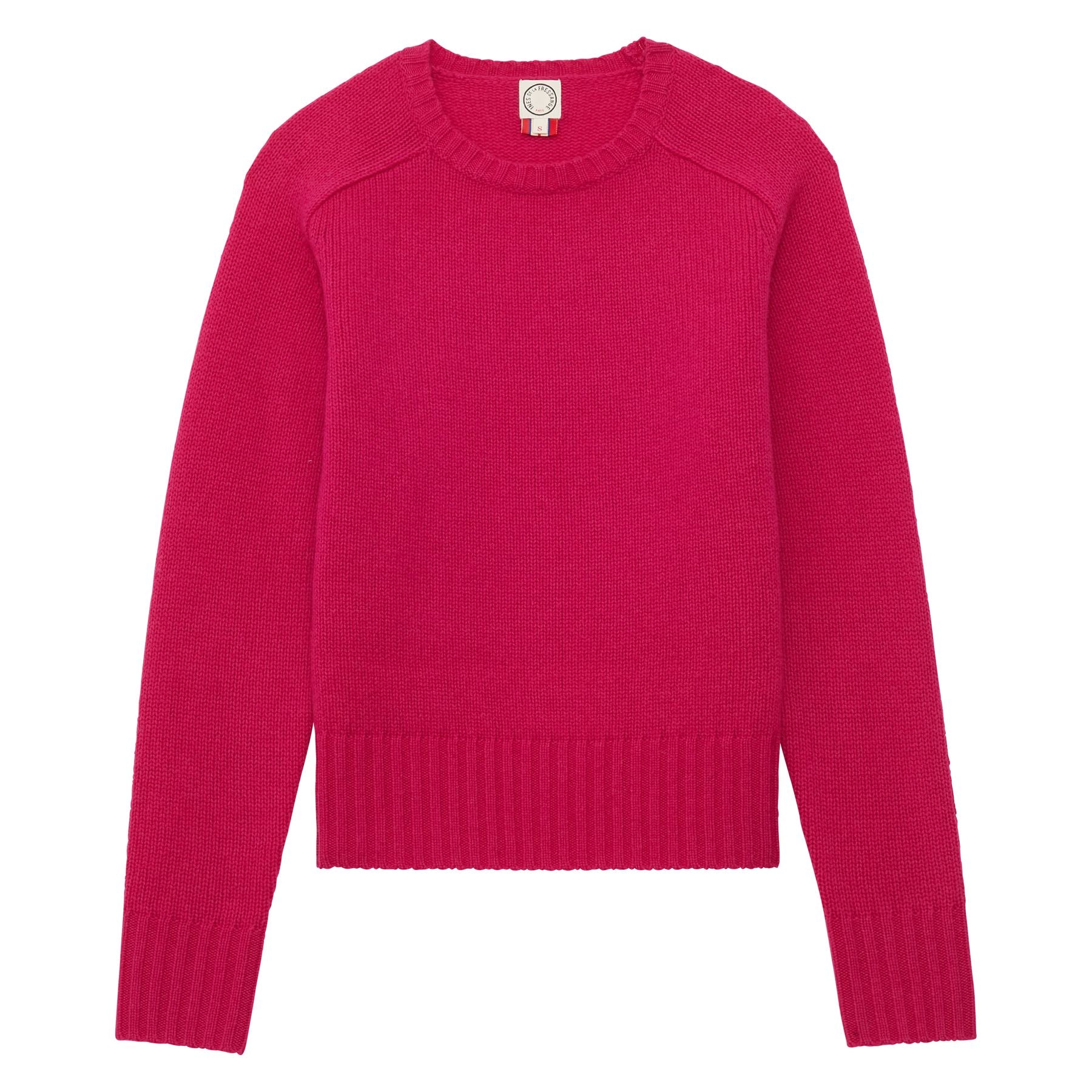 Arthur pink wool and cashmere jumper