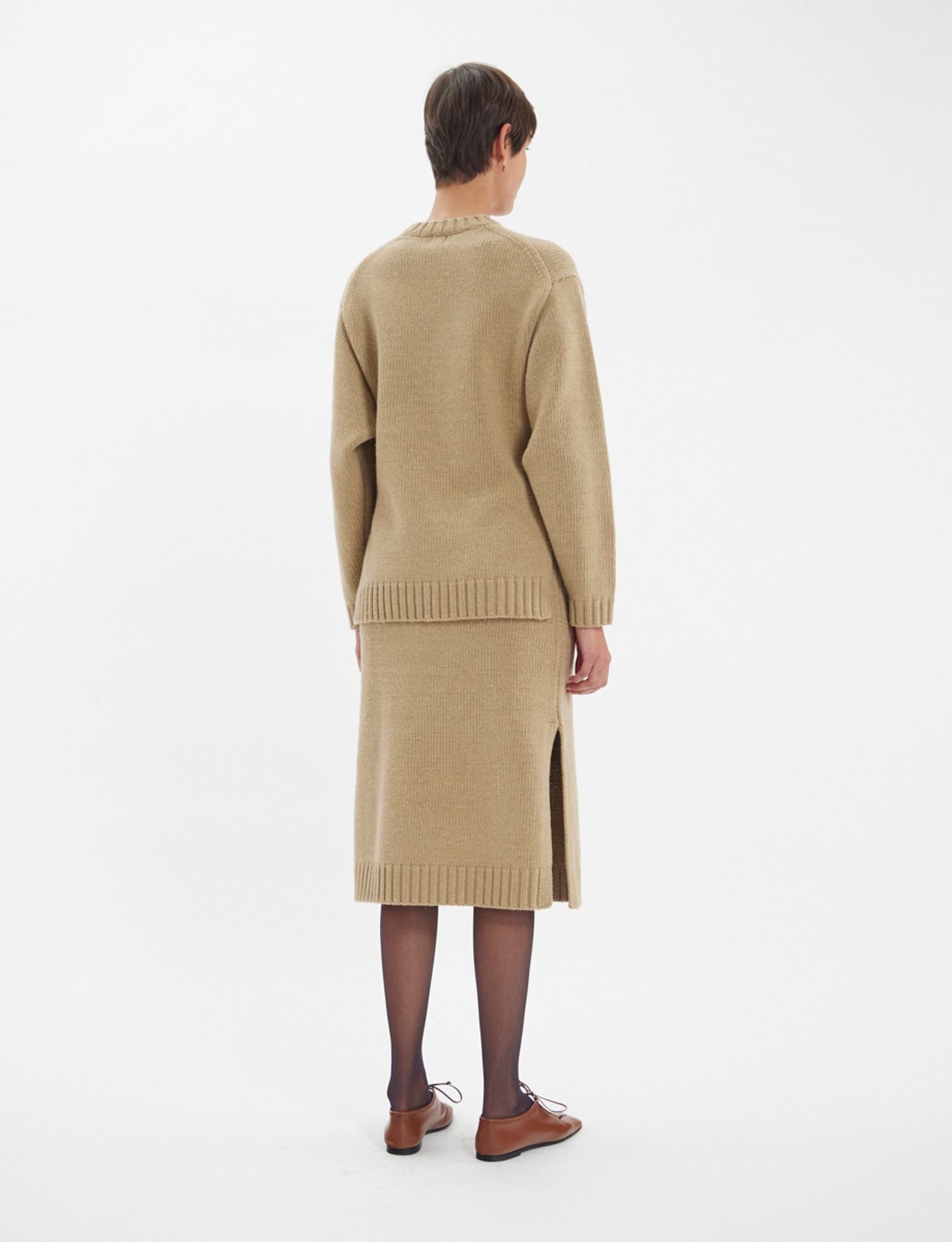 Paulin Pullover aus verantwortlicher Wolle camel