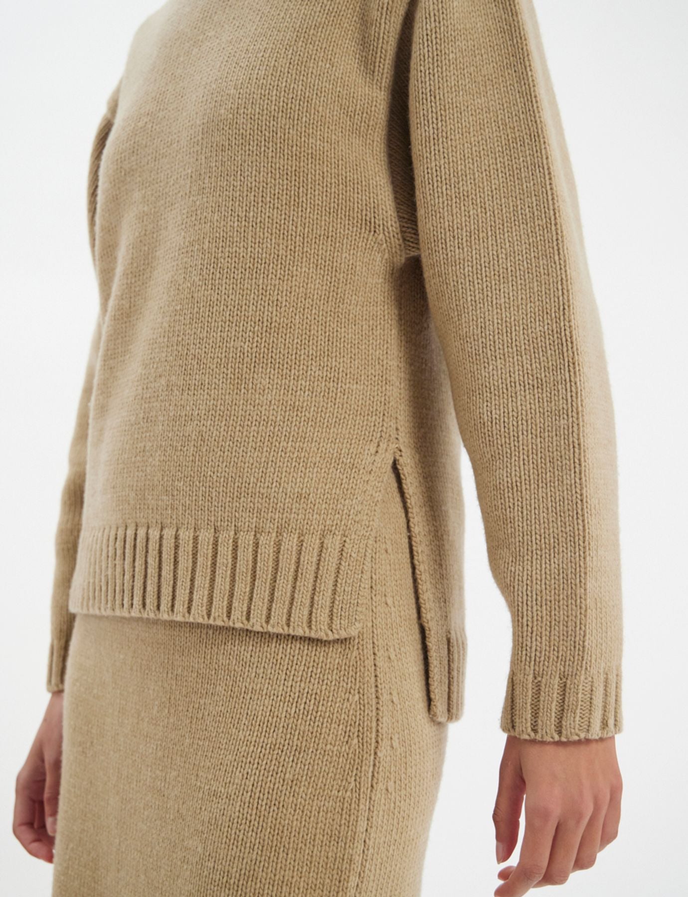 Paulin Pullover aus verantwortlicher Wolle camel