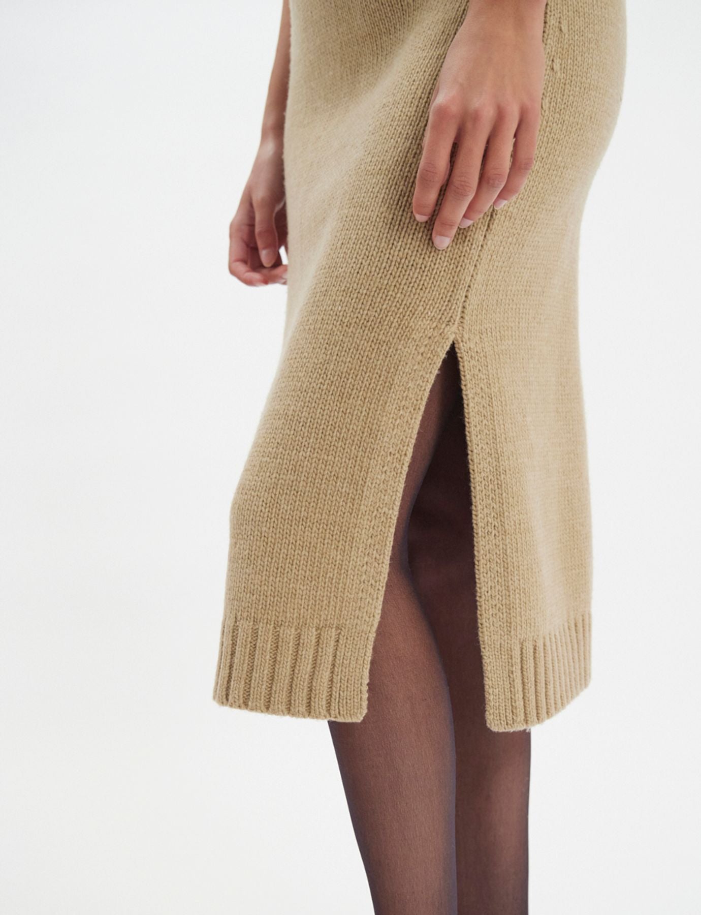 Damia skirt responsible wool camel