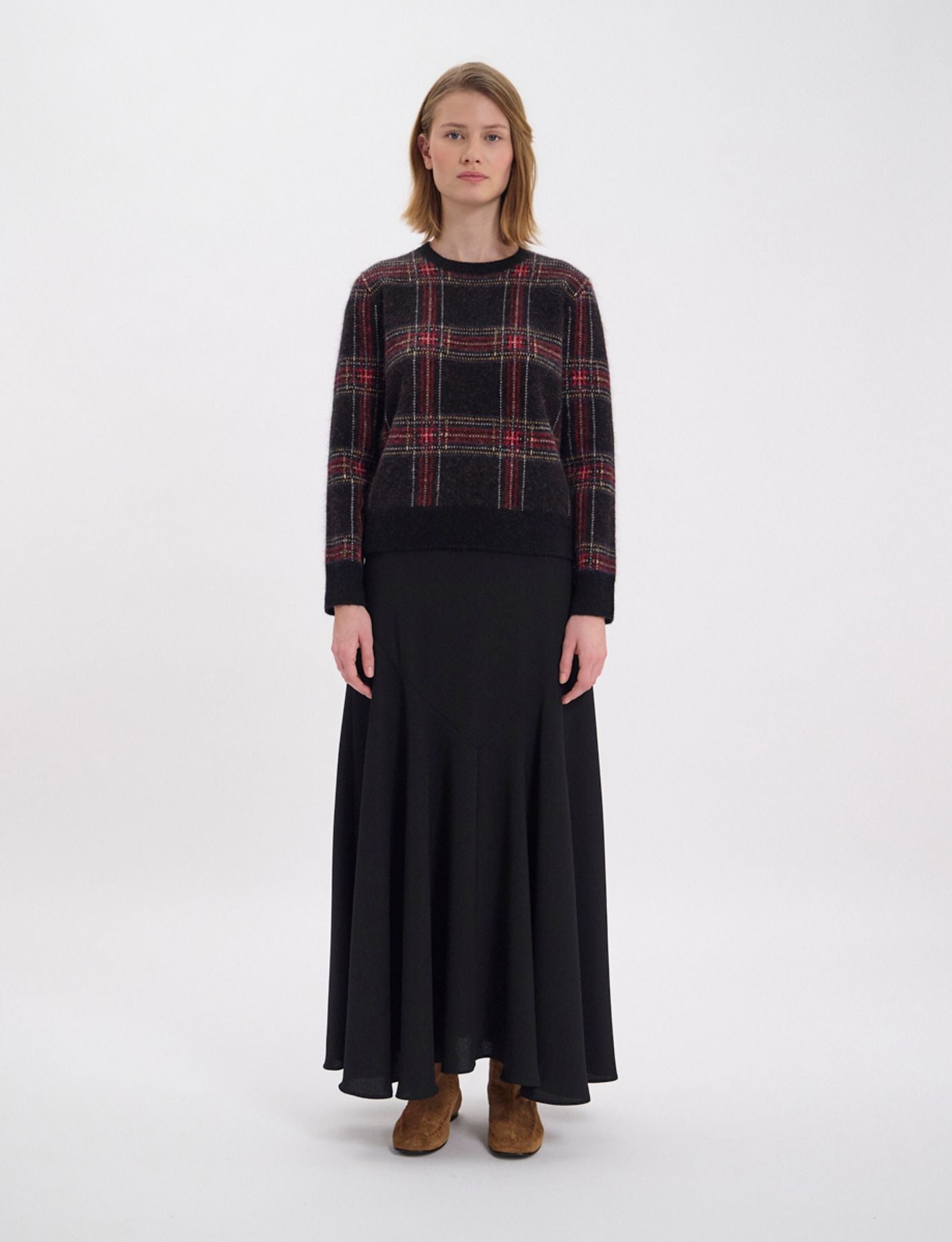 Ulysse black jacquard jumper