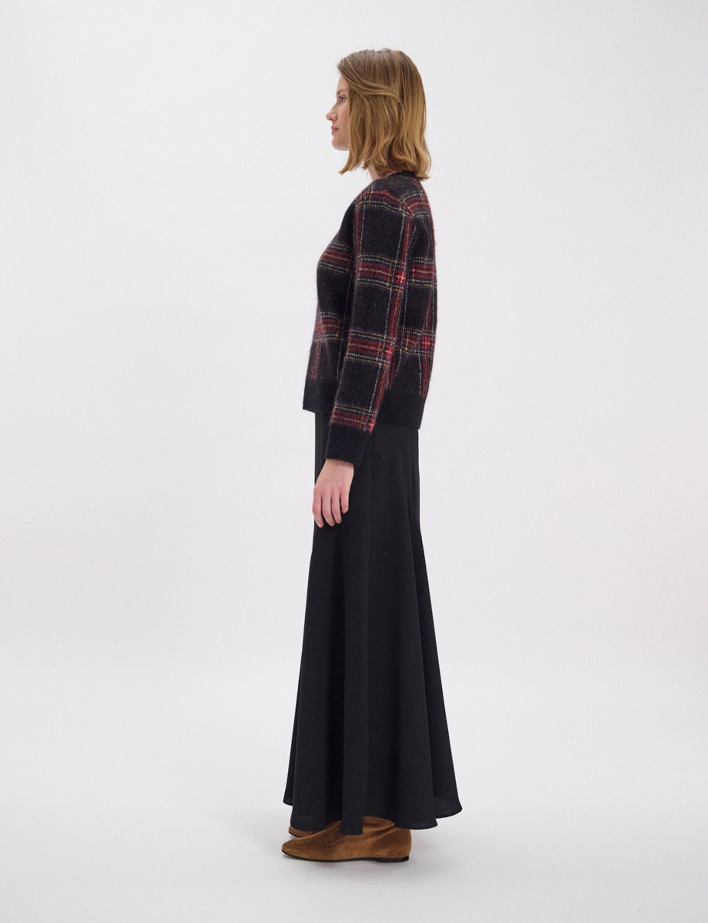 Ulysse black jacquard sweater