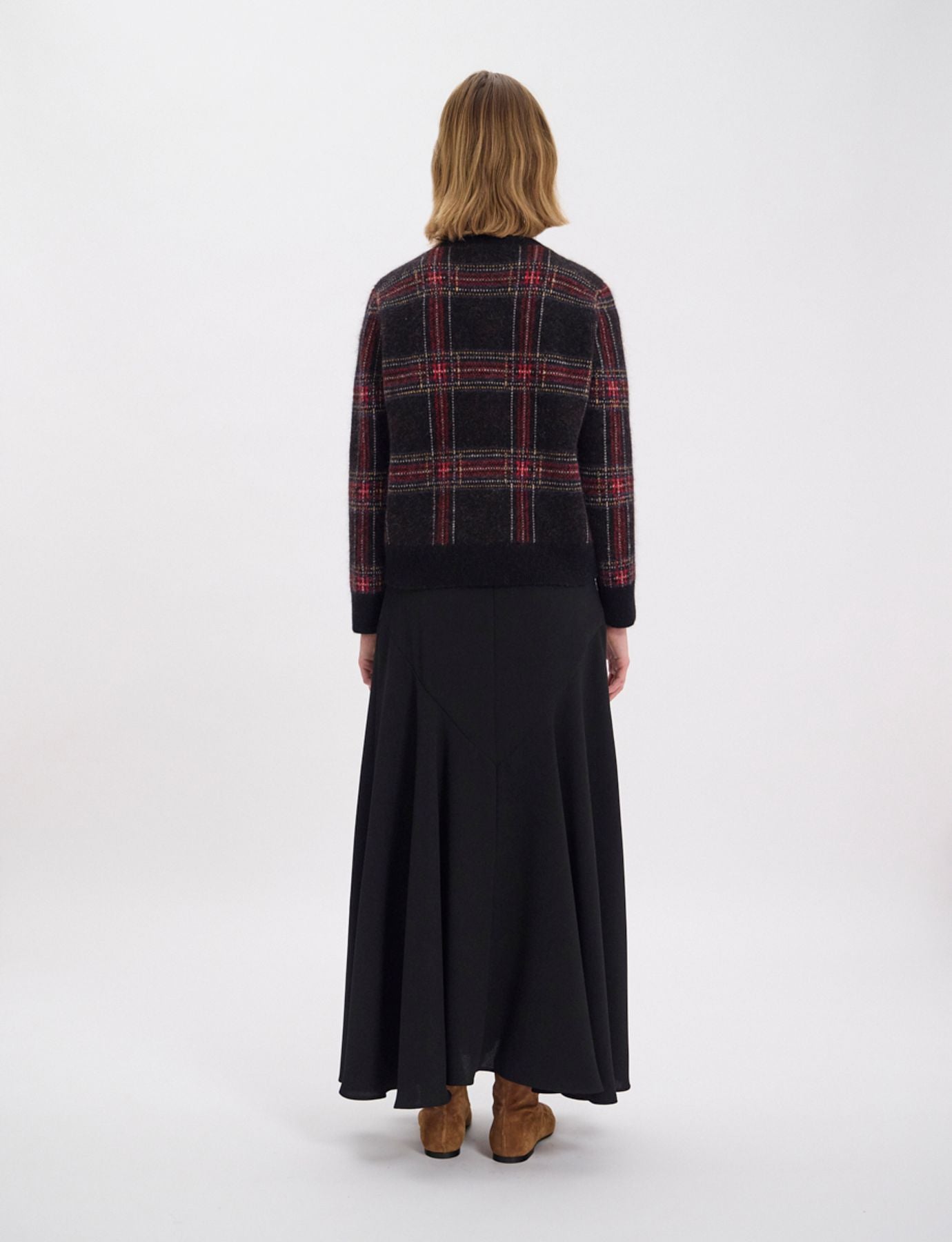 Ulysse black jacquard sweater