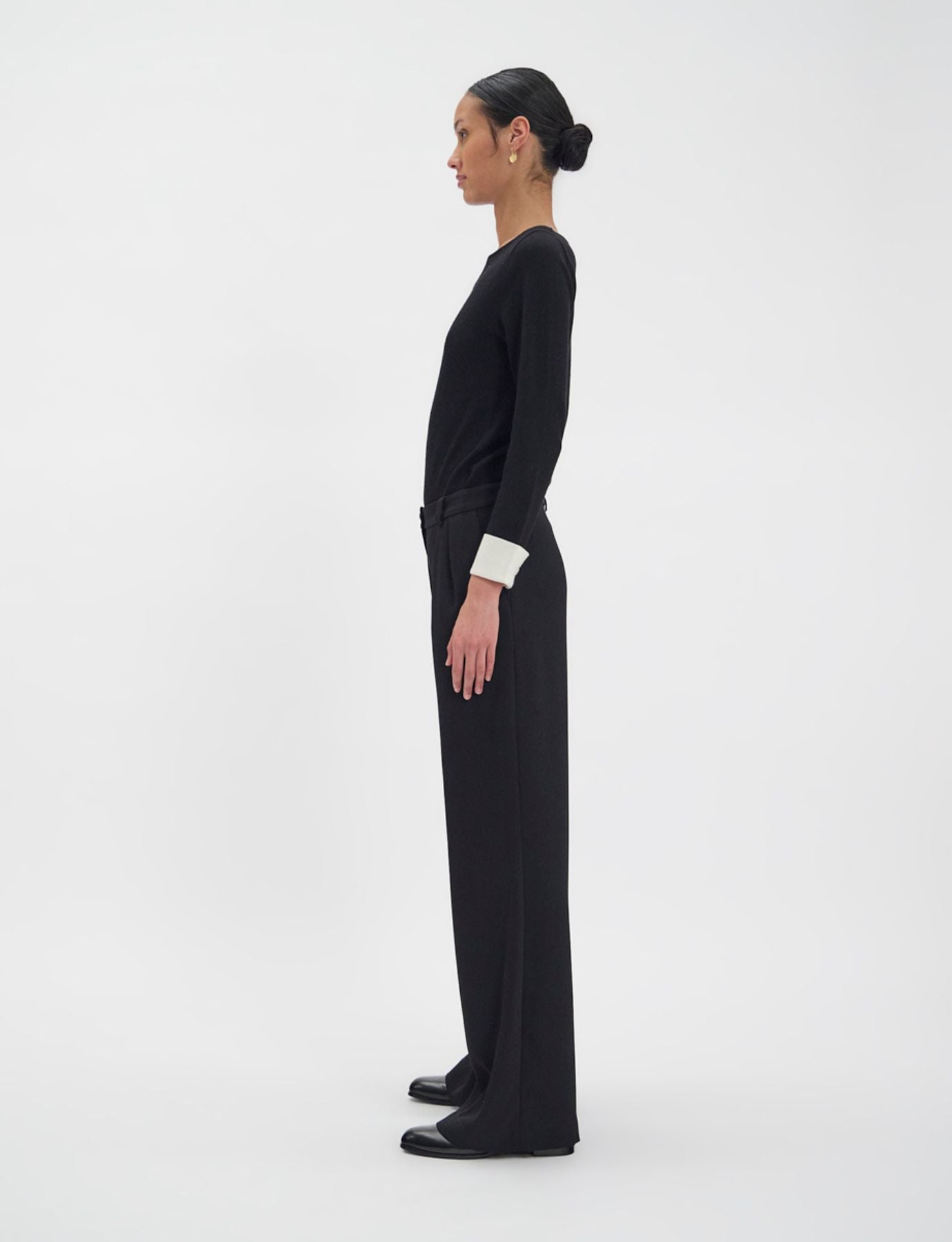 Luciano black trousers