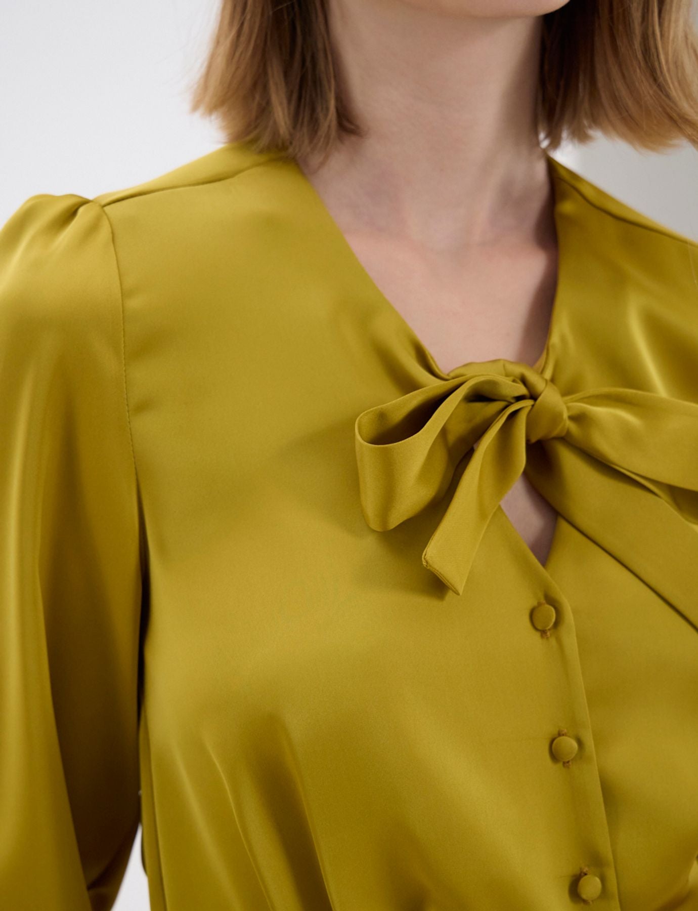 Emeline mustard top