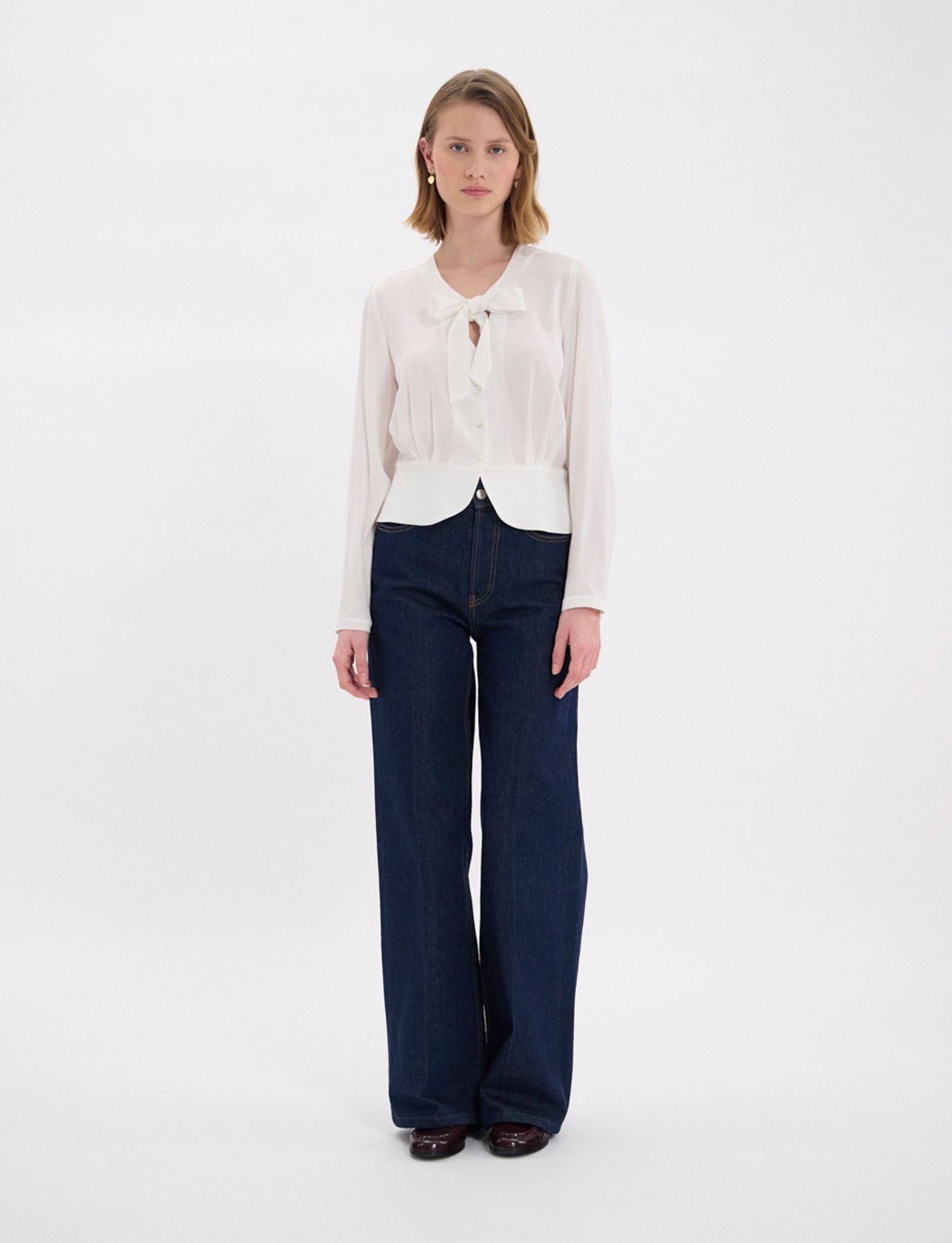 Emeline ecru top