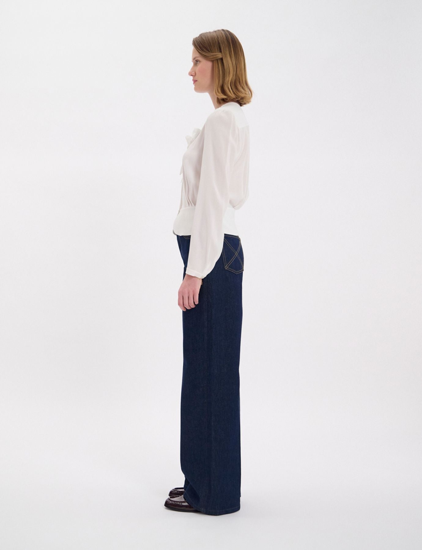 Emeline ecru top