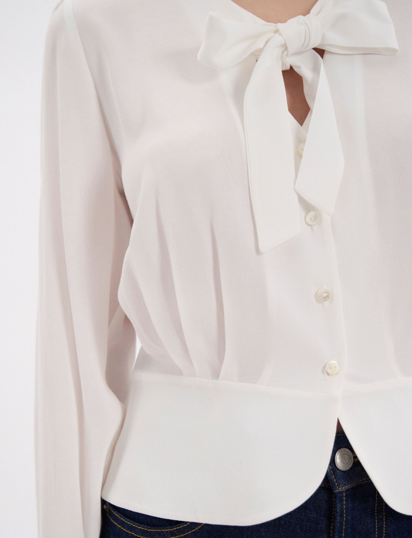 Emeline ecru top