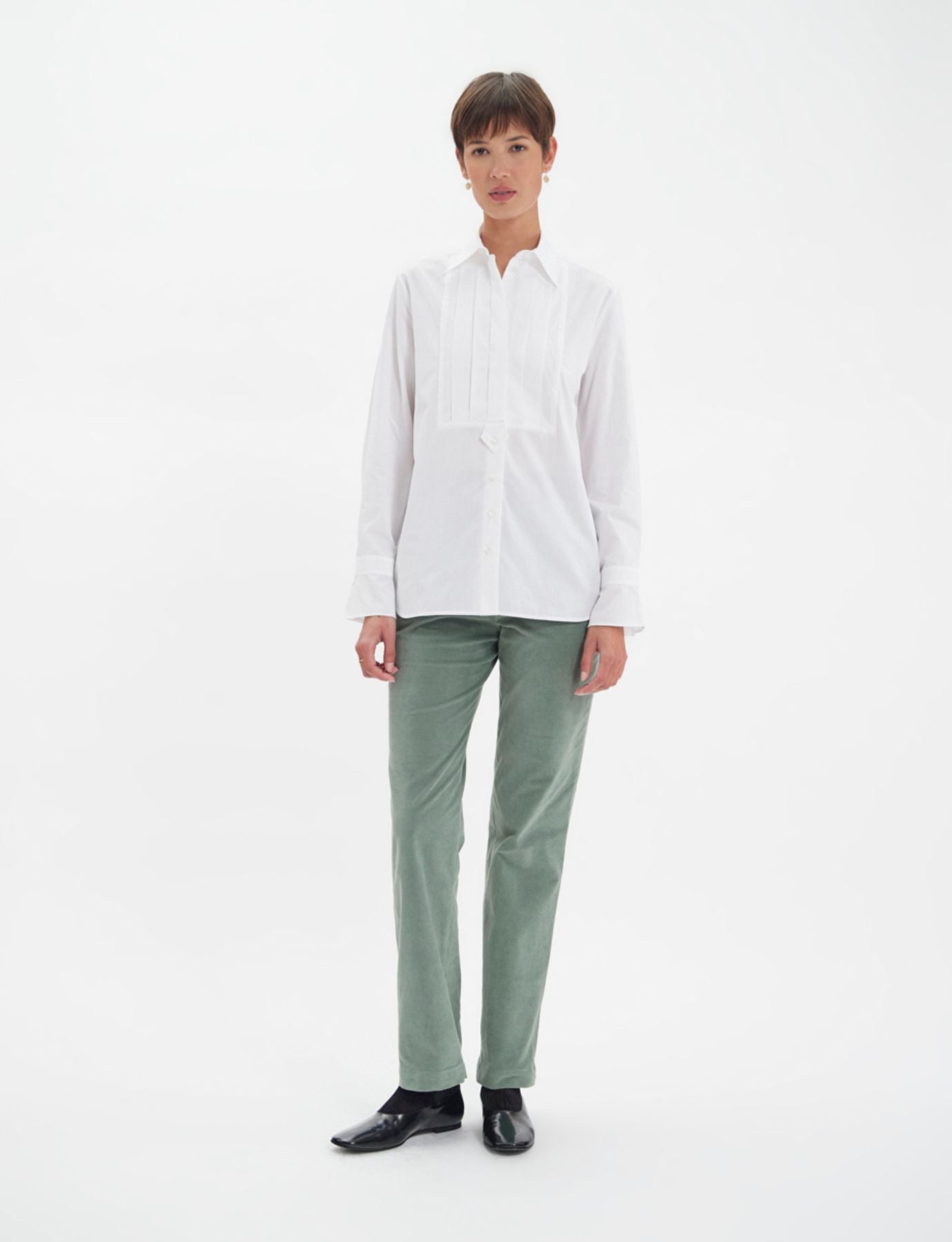Clara white cotton shirt