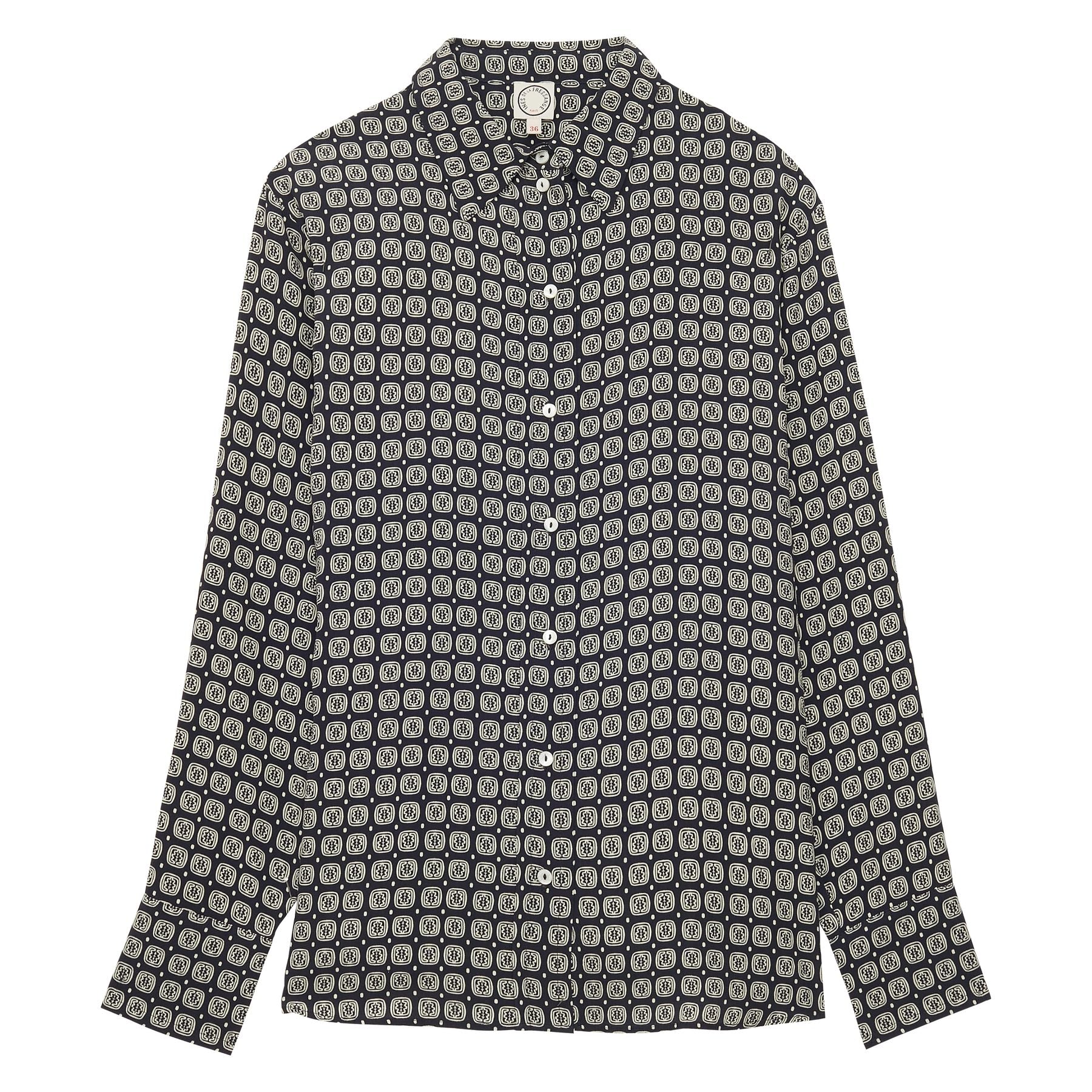 Maureen Shirt mit Eichenblattmuster