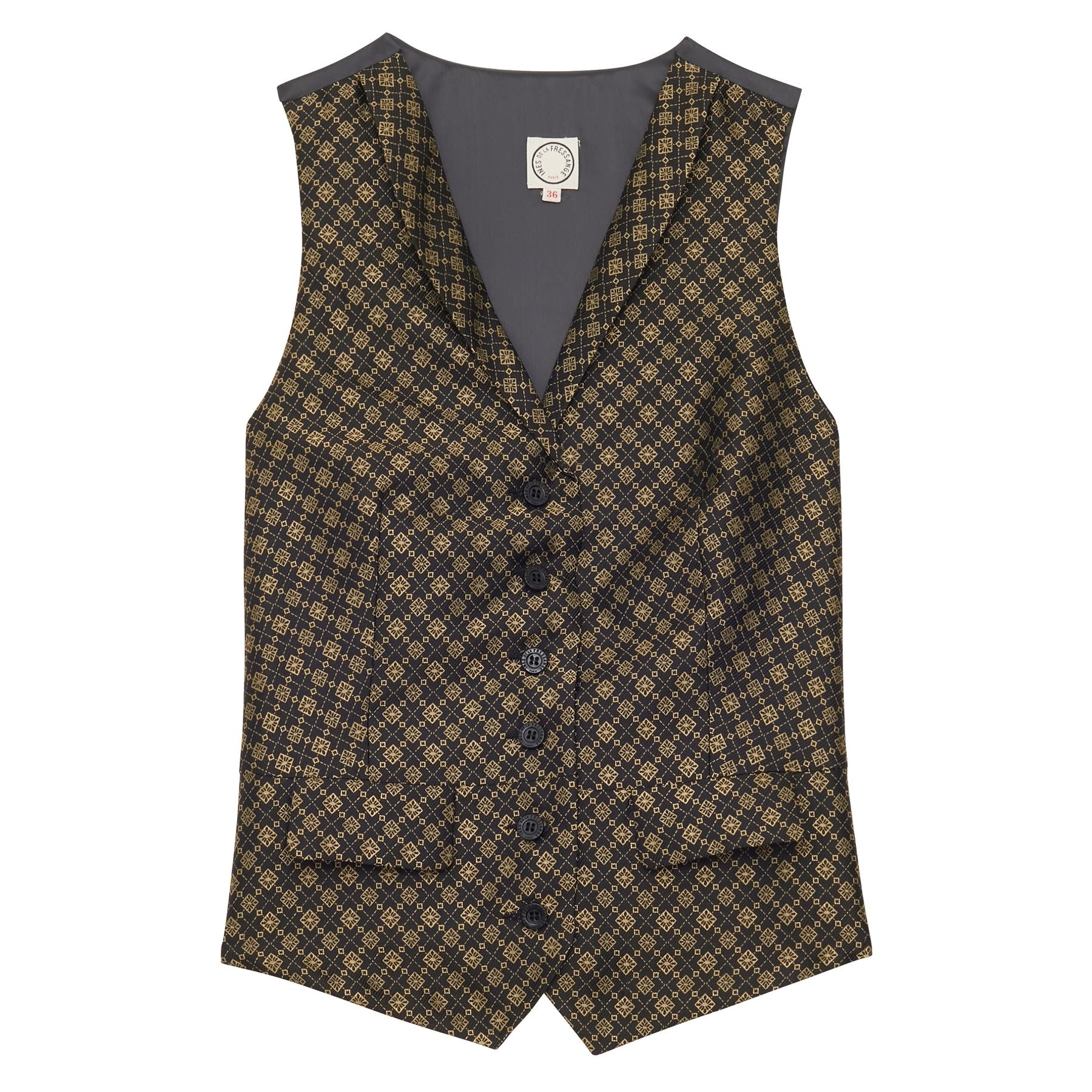 vest-robinson-con-trama-jacquard-nera-e-oro