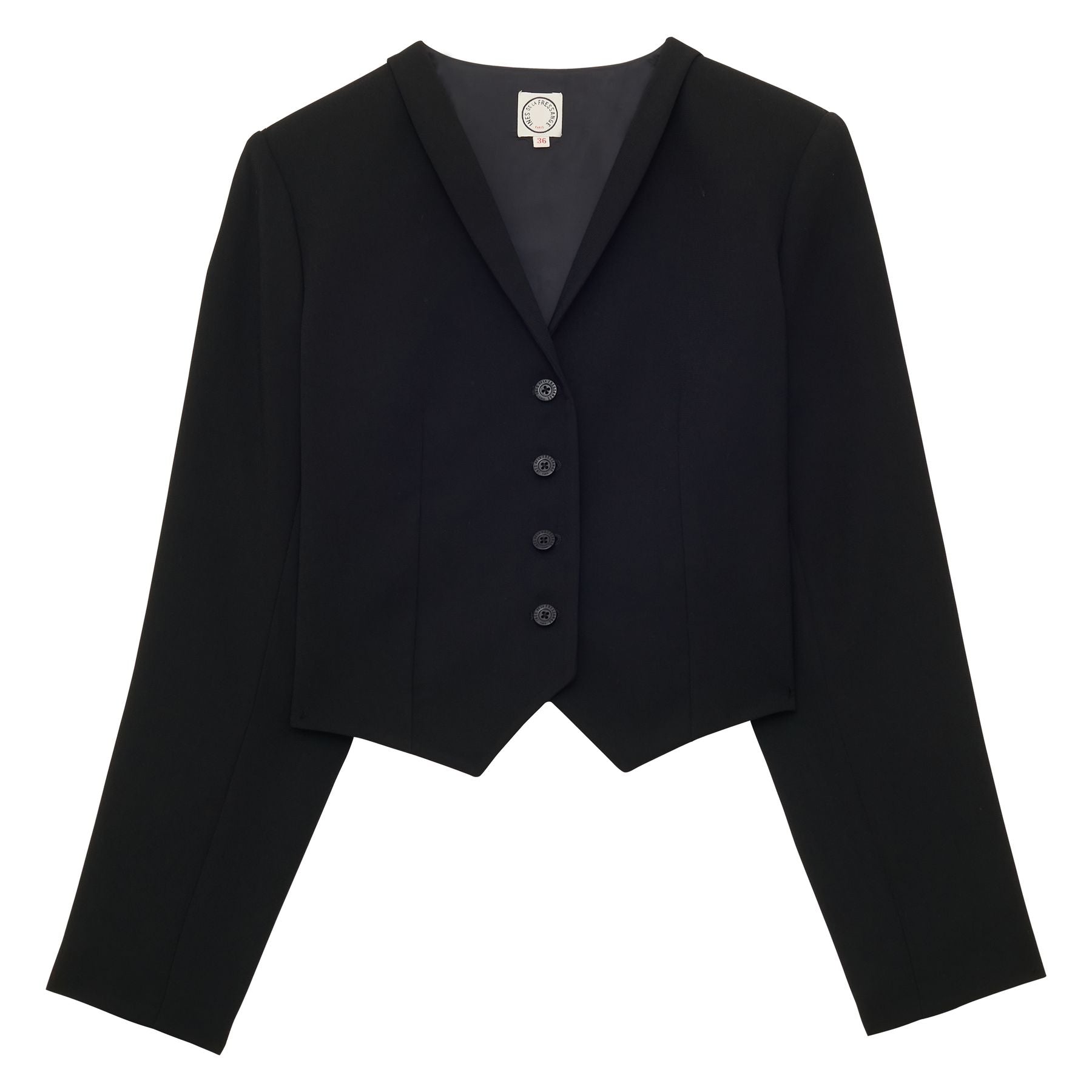 jacket-bolero-short-olive-black-solid
