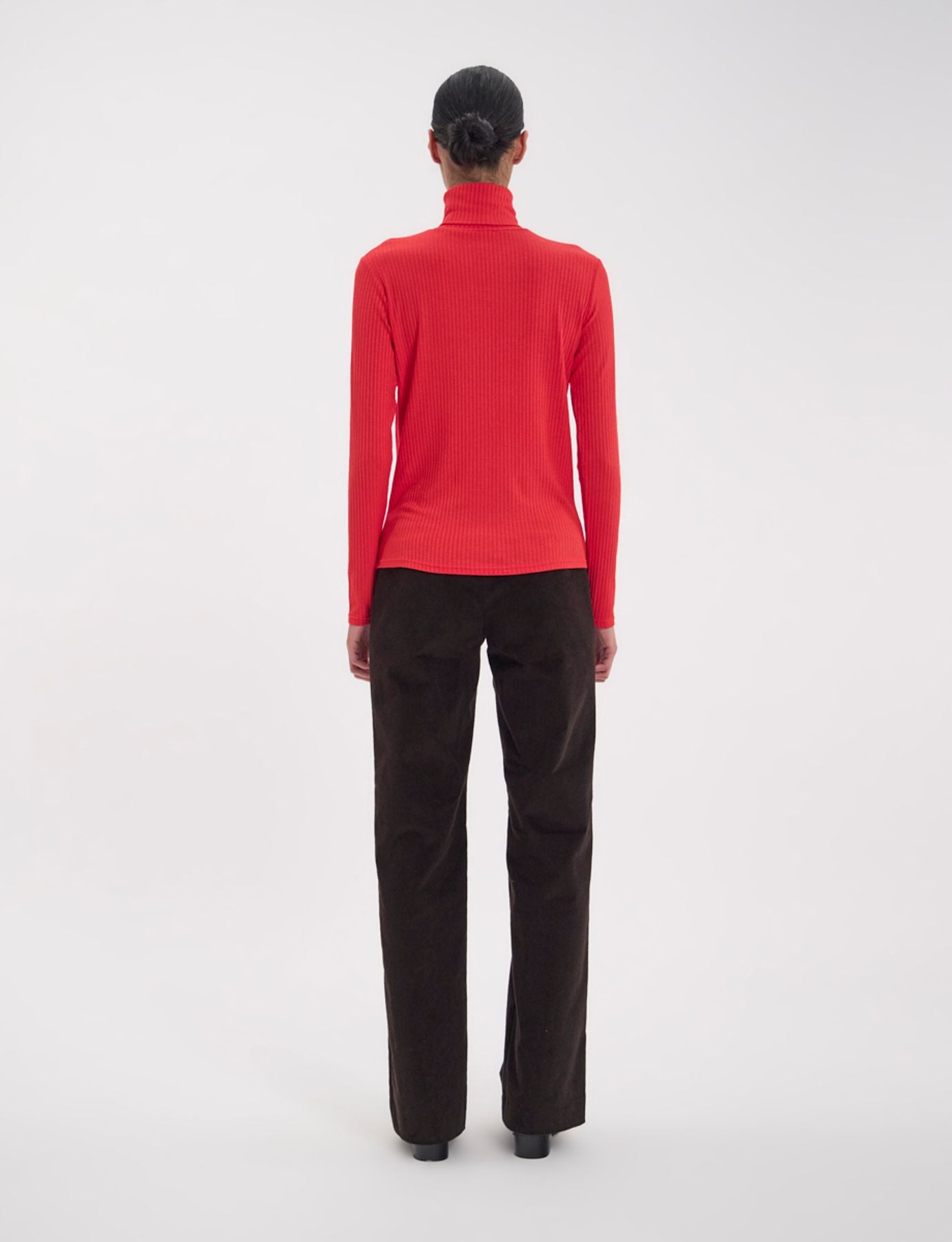 T-shirt dolcevita rossa Matthieu