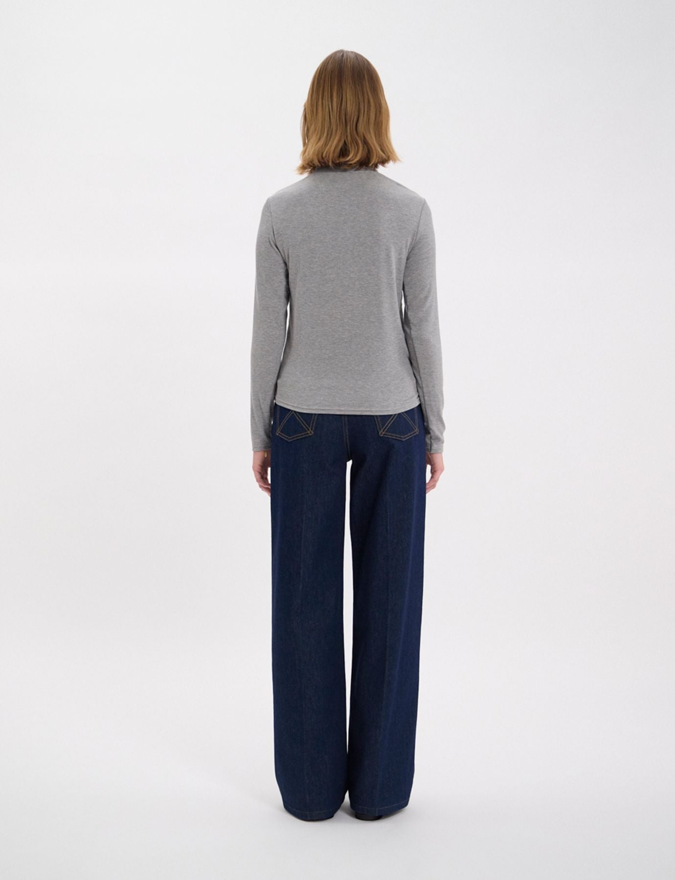 Matthieu grey turtleneck T-shirt