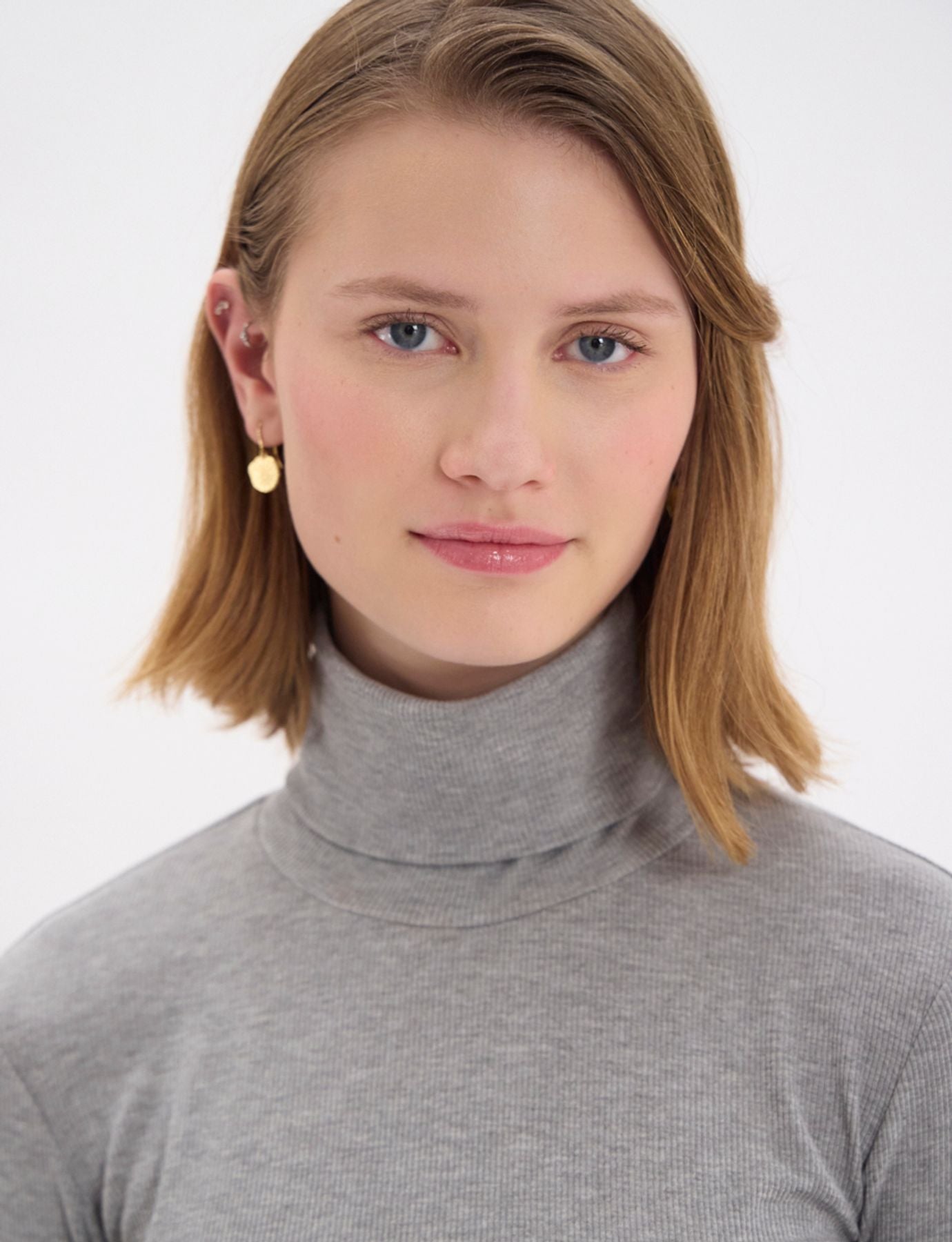 Matthieu grey turtleneck T-shirt