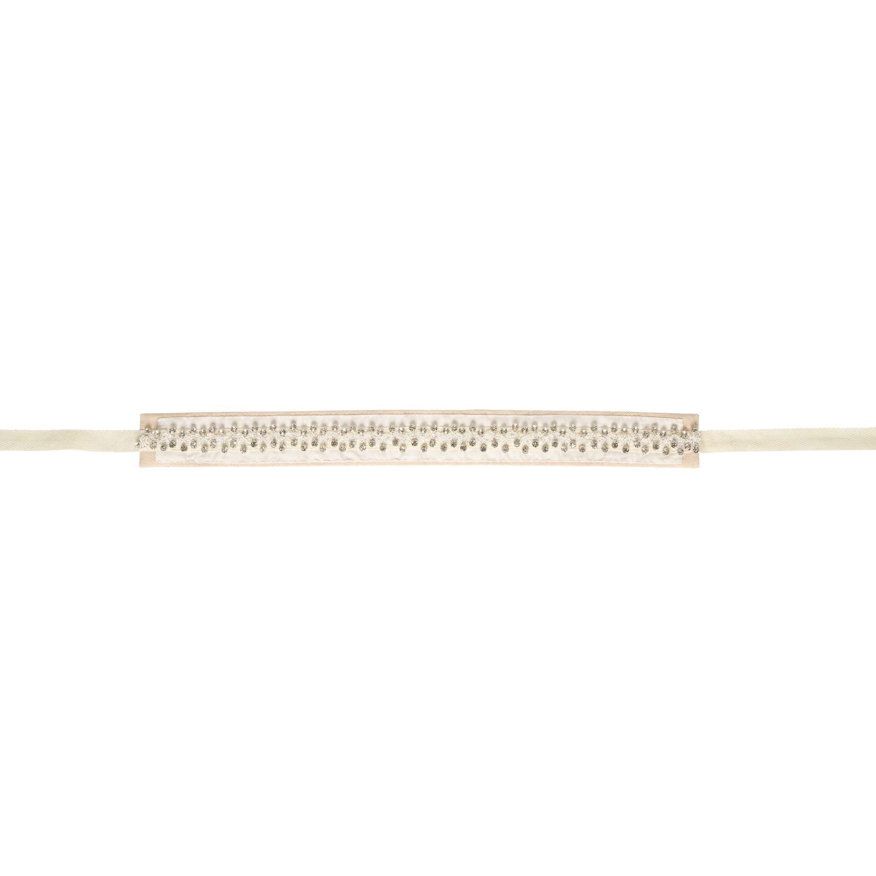 Nelly ecru organic cotton belt