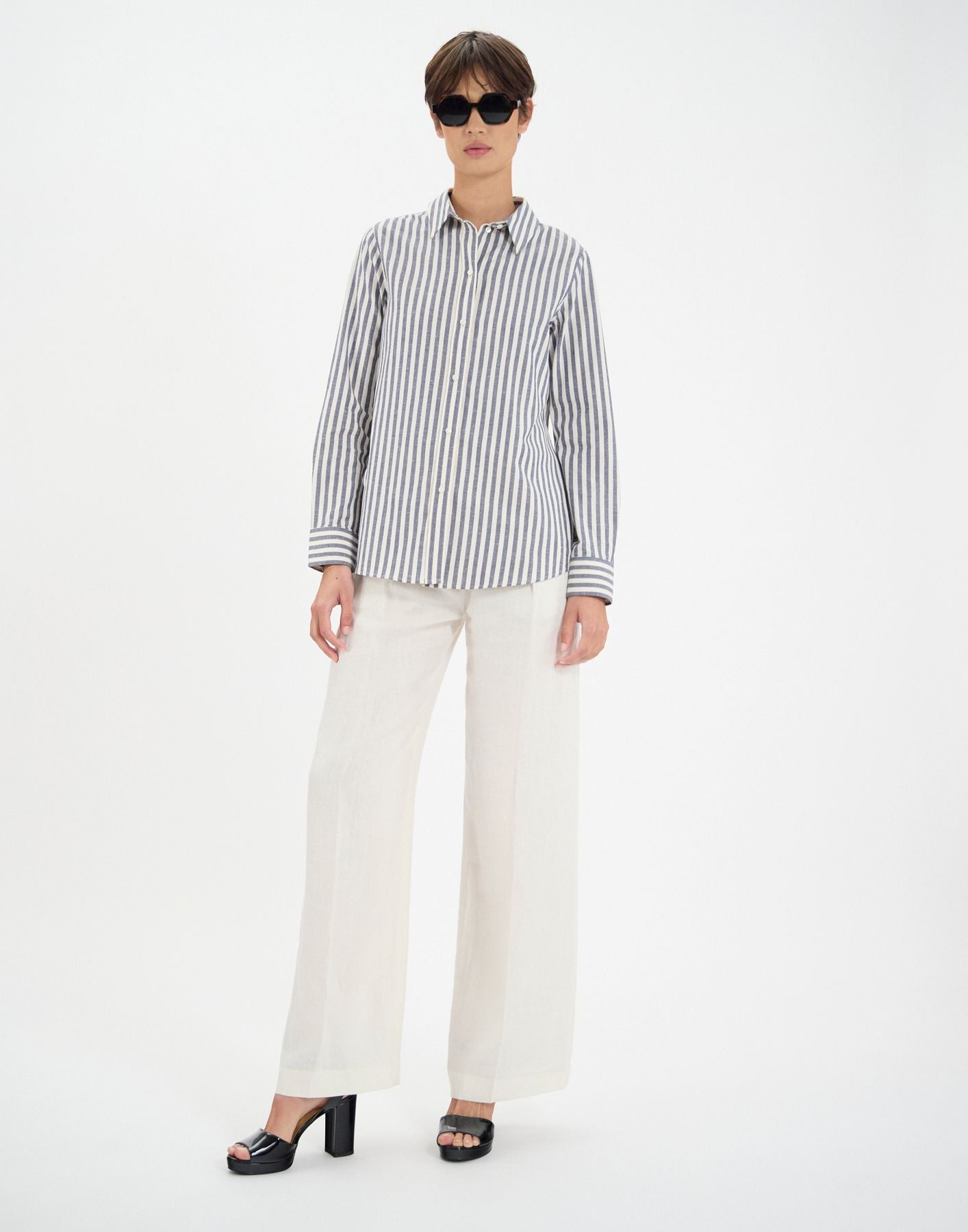 Martin blue cotton shirt