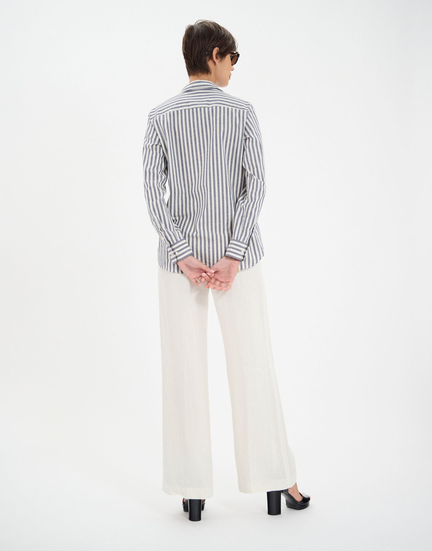Martin blue cotton shirt